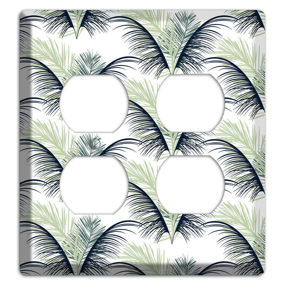 Leaves Style II 2 Duplex Wallplate