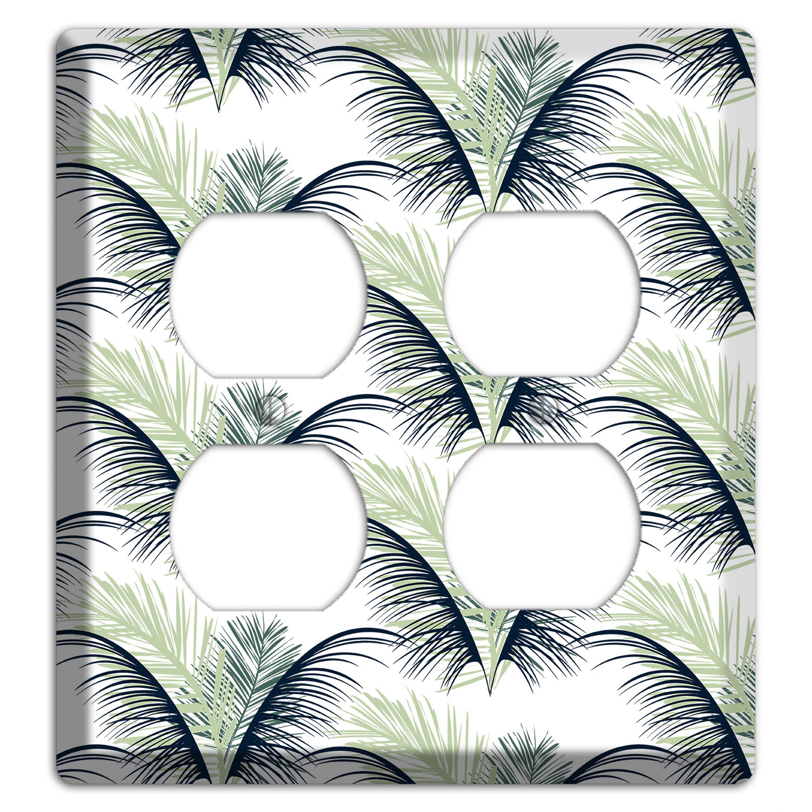 Leaves Style II 2 Duplex Wallplate
