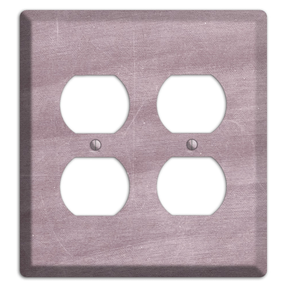 Chalk Light Maroon 2 Duplex Wallplate