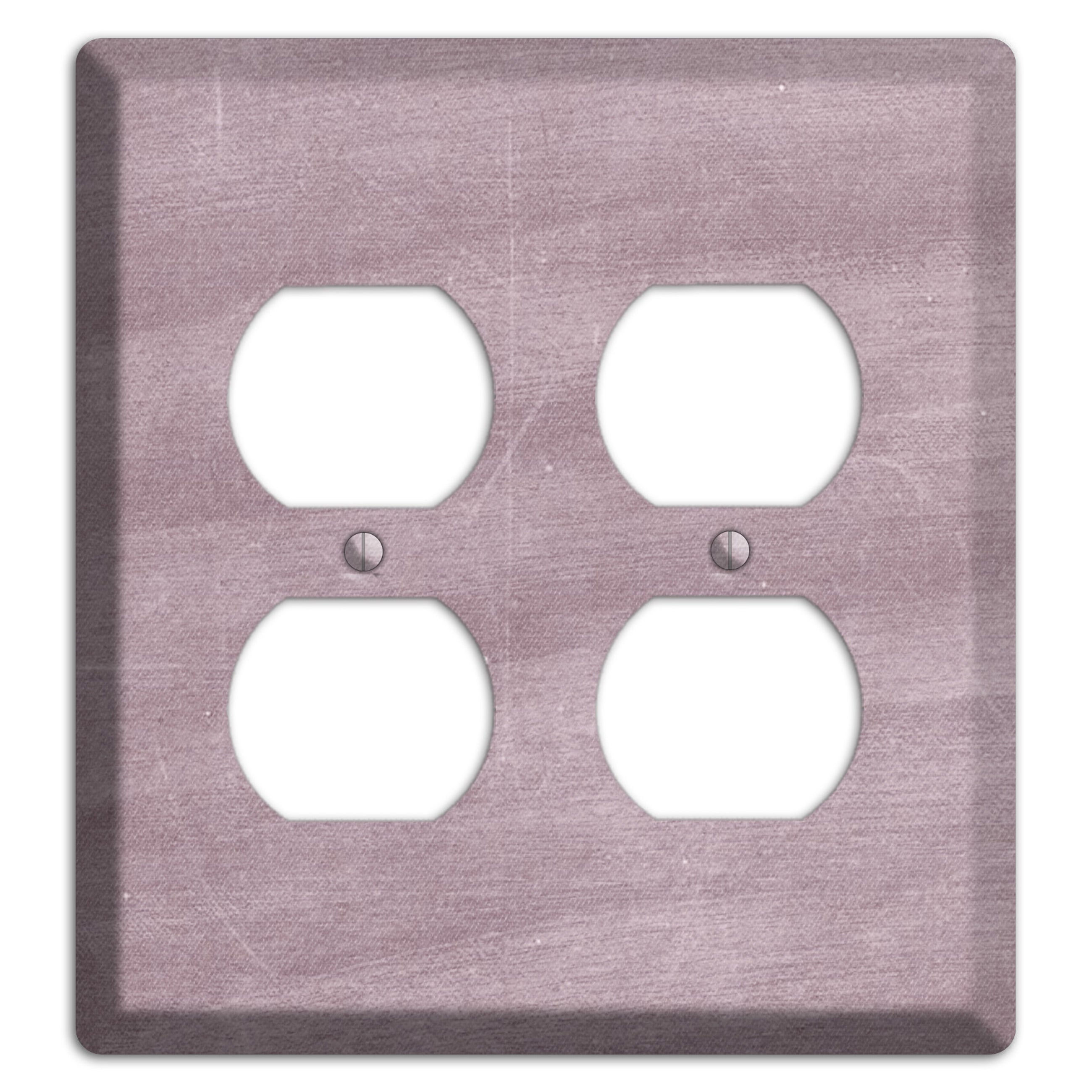 Chalk Light Maroon 2 Duplex Wallplate