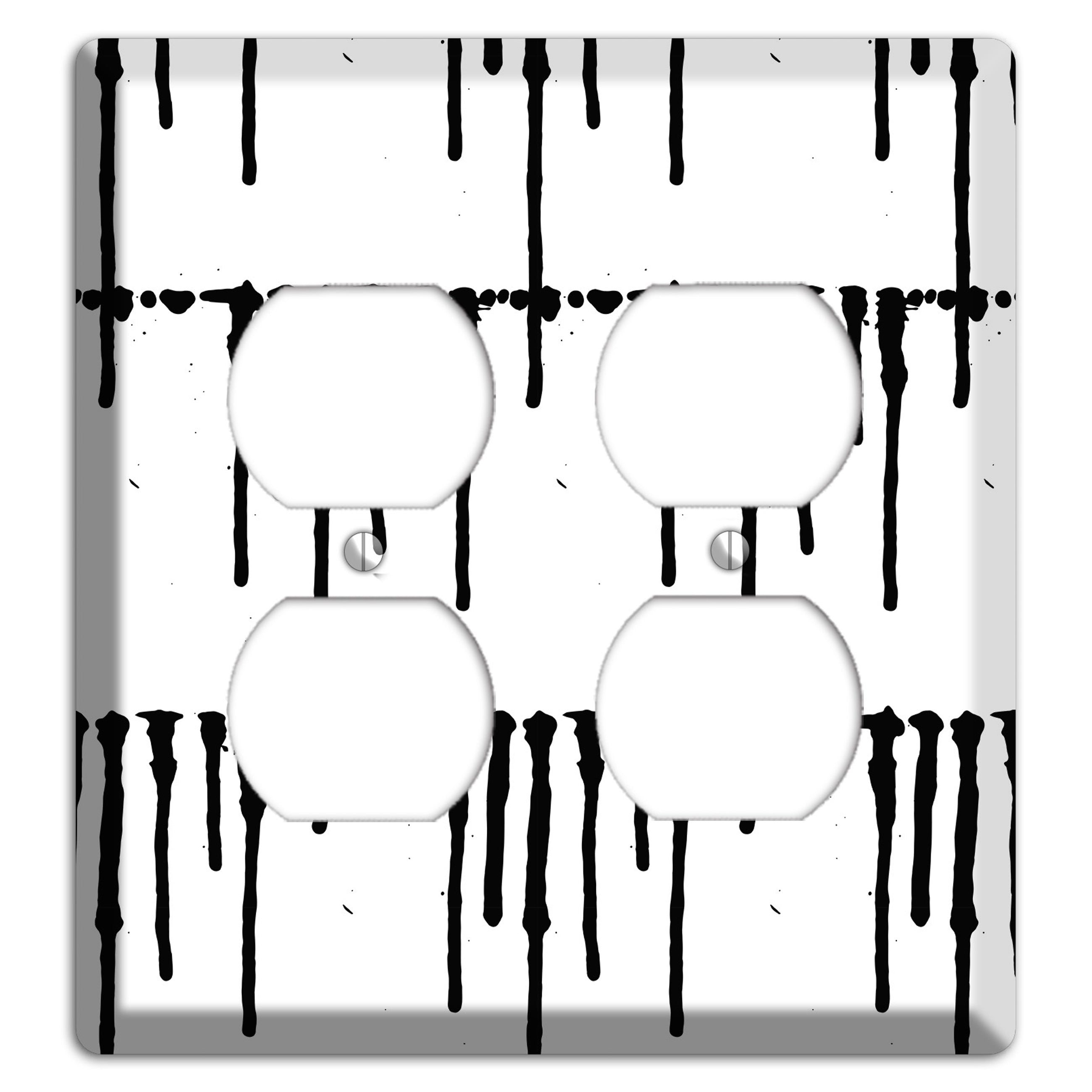 Ink Brushstrokes 7 2 Duplex Wallplate