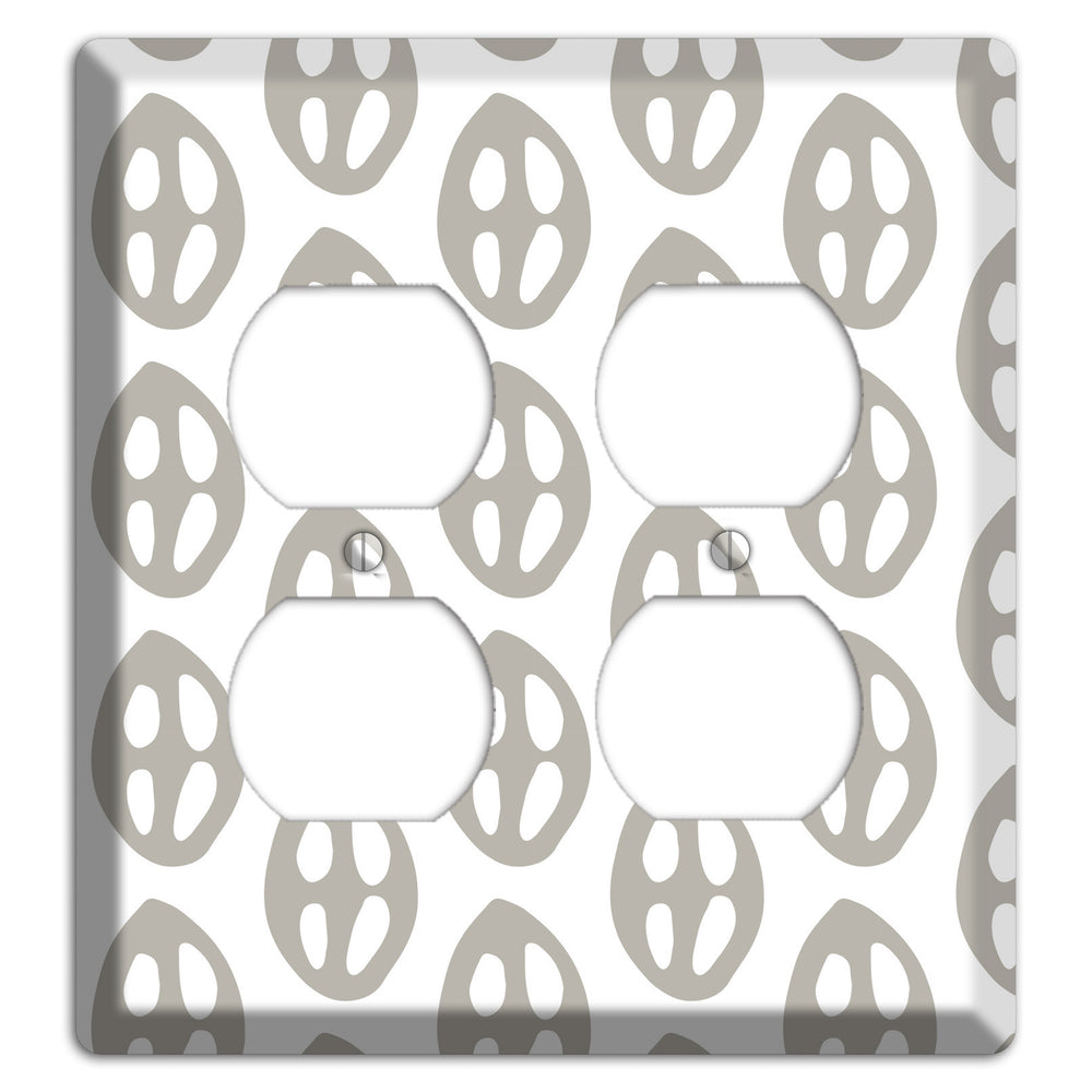 Simple Scandanavian Style BB 2 Duplex Wallplate