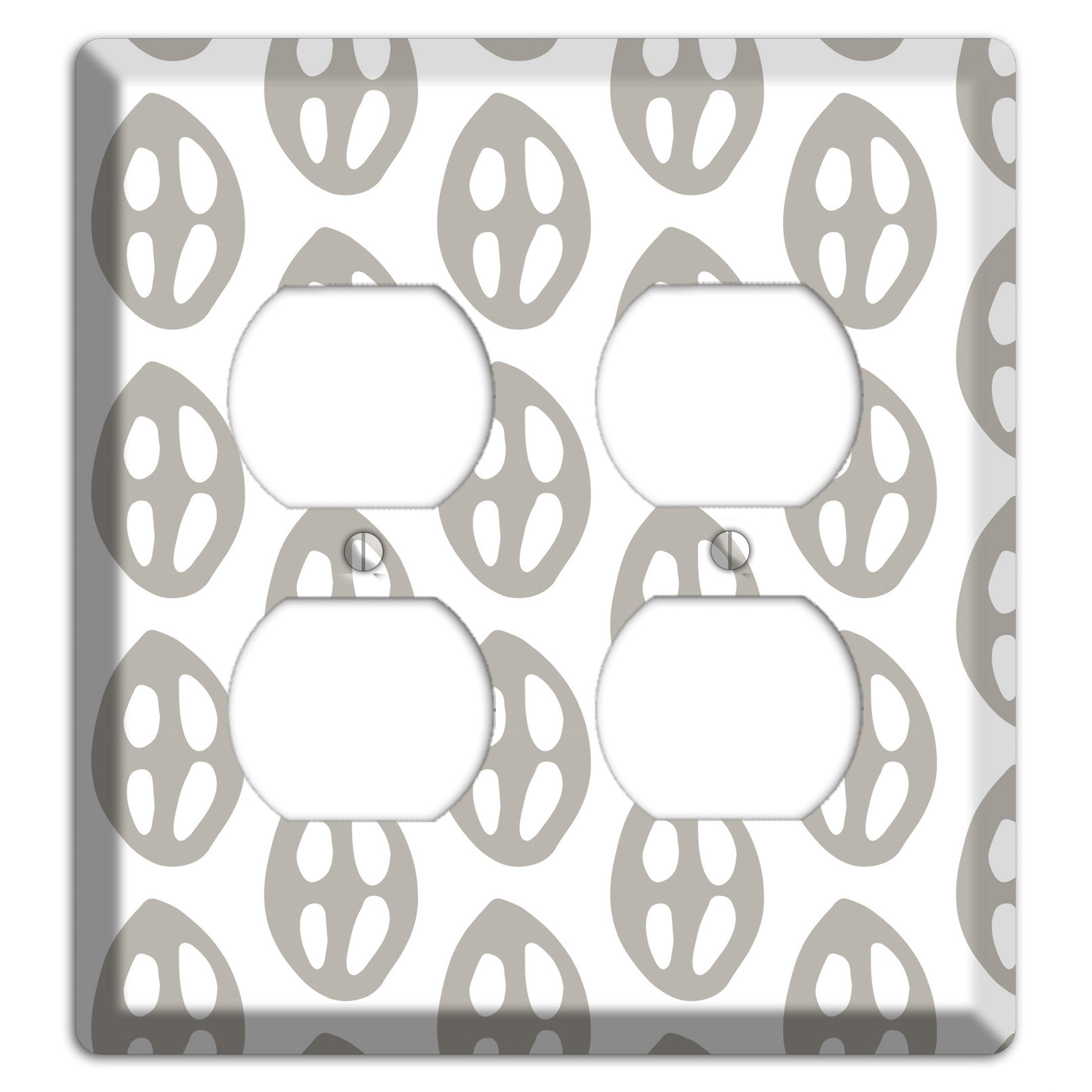 Simple Scandanavian Style BB 2 Duplex Wallplate