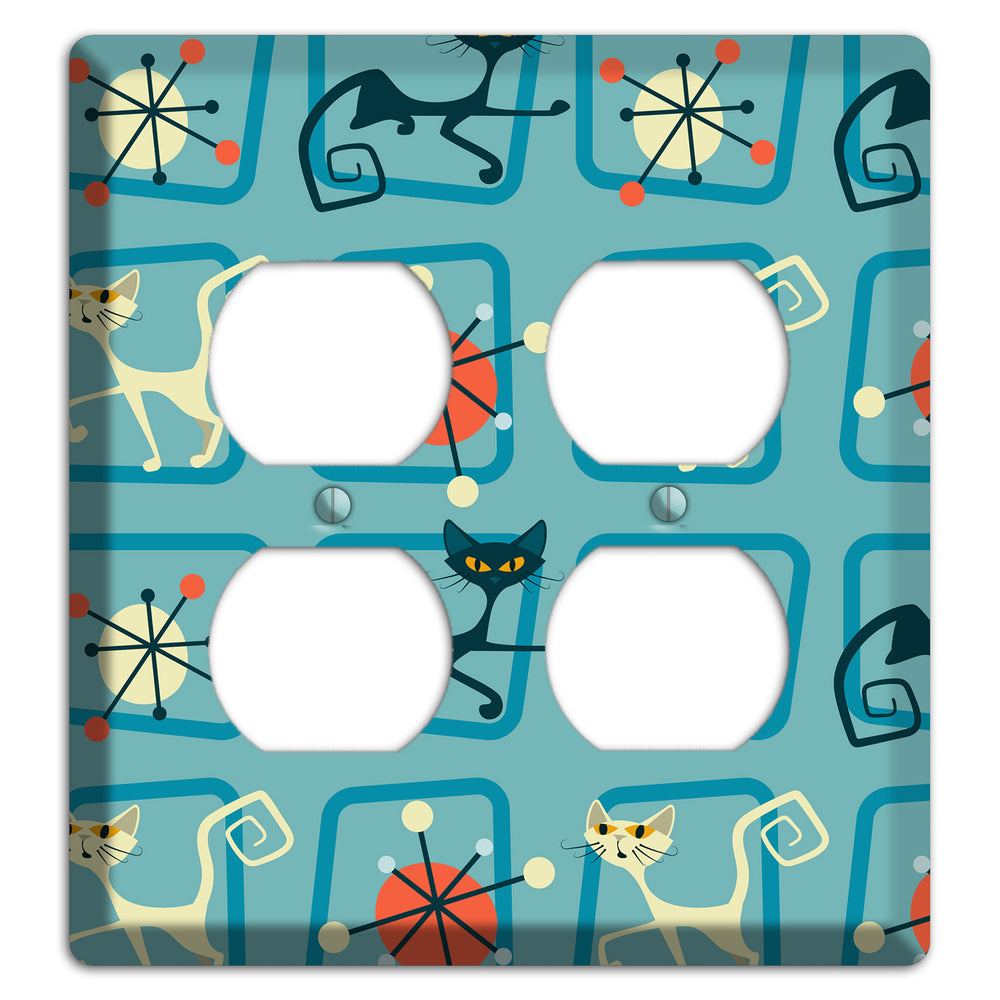 Relaxing Kitties 2 Duplex Wallplate