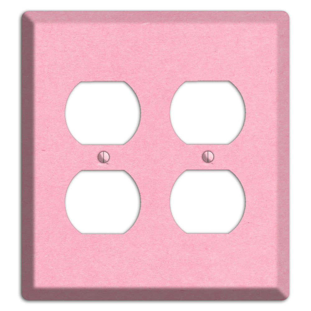 Lavender Pink Kraft 2 Duplex Wallplate