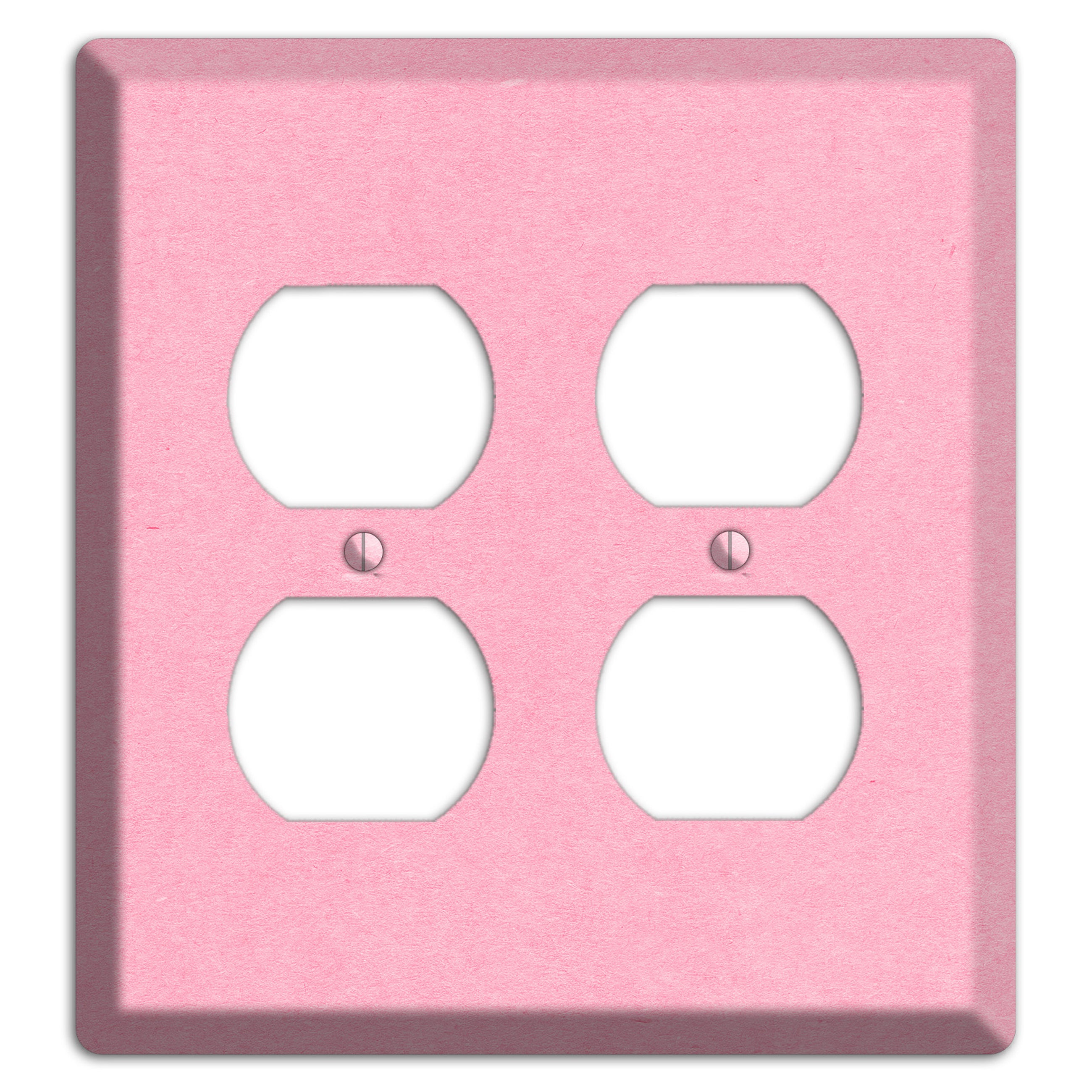 Lavender Pink Kraft 2 Duplex Wallplate