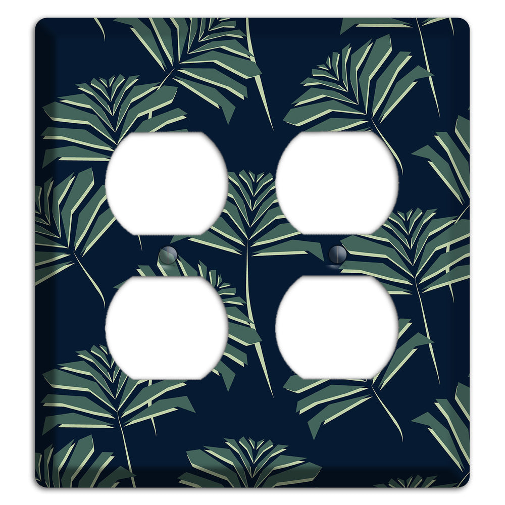 Leaves Style C 2 Duplex Wallplate