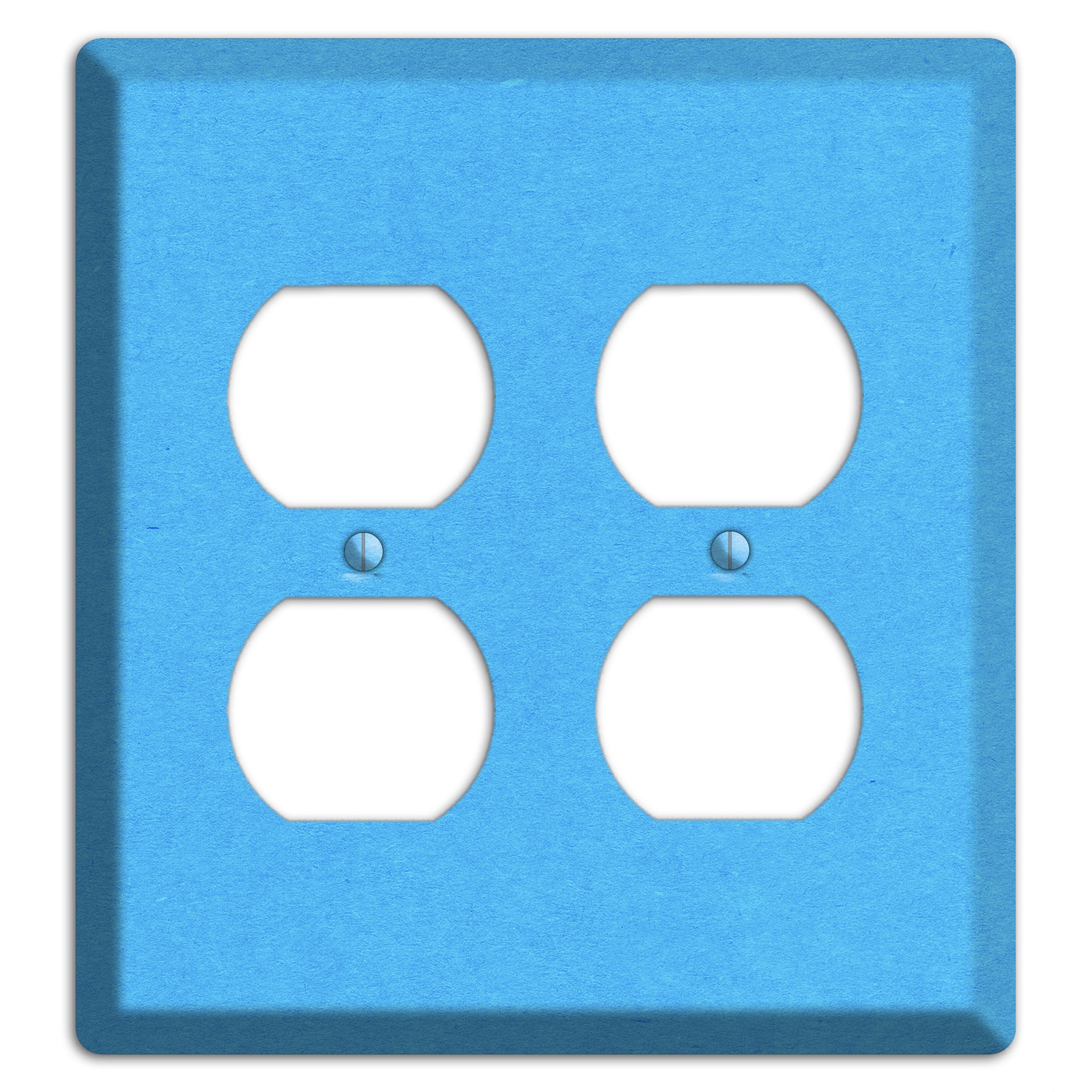 Maya Blue Kraft 2 Duplex Wallplate