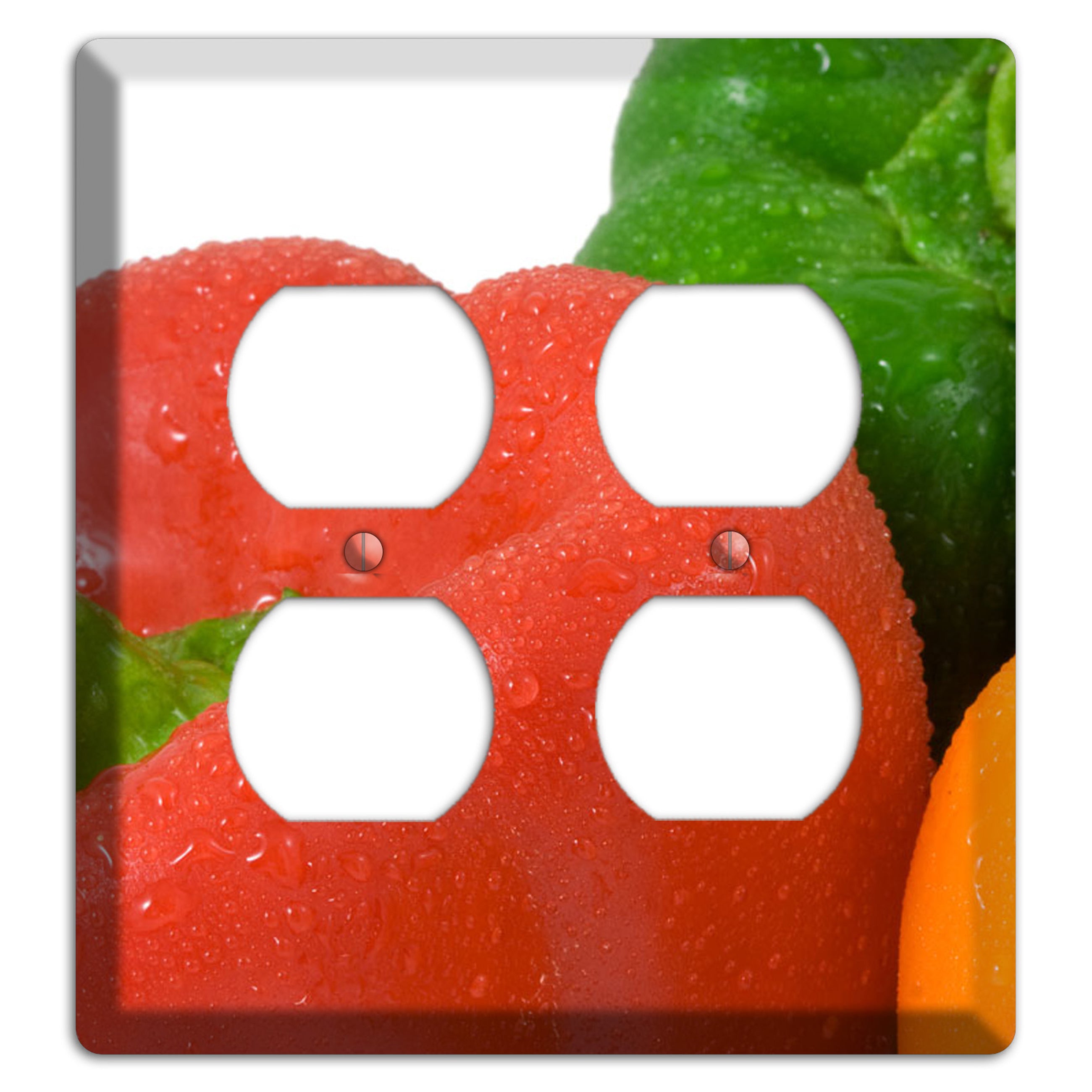 Peppers 2 Duplex Wallplate