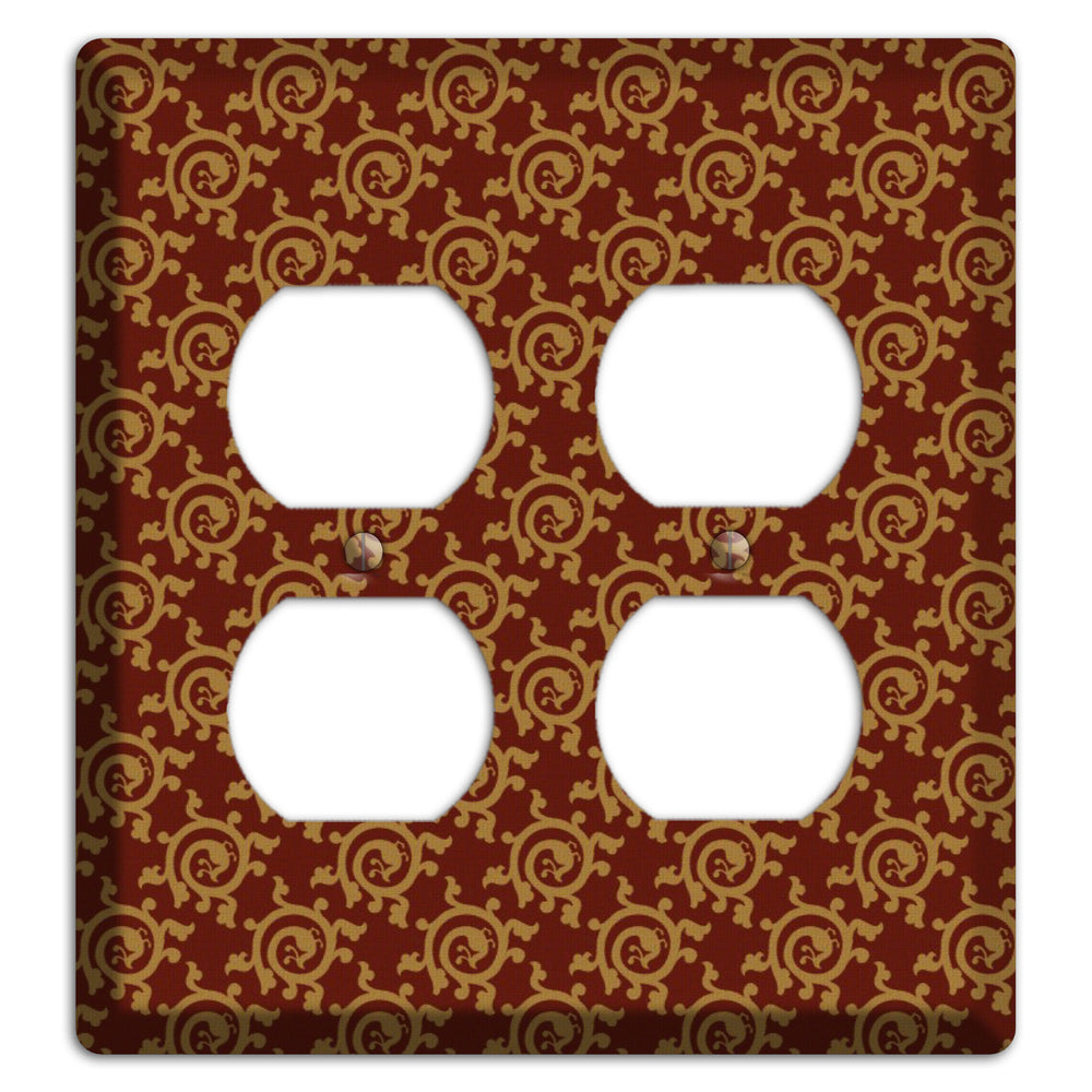 Asian Swirl Pattern 2 Duplex Wallplate