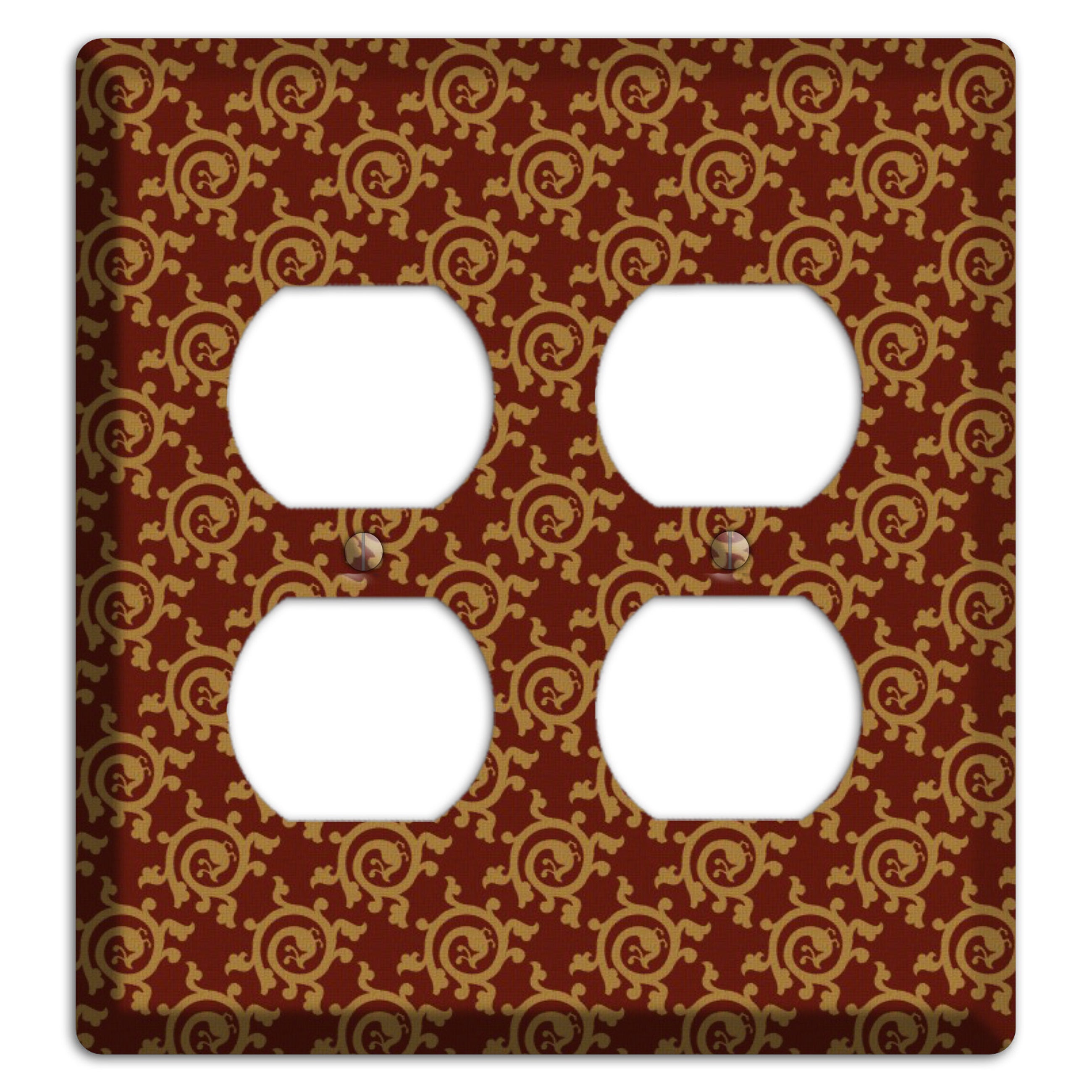 Asian Swirl Pattern 2 Duplex Wallplate