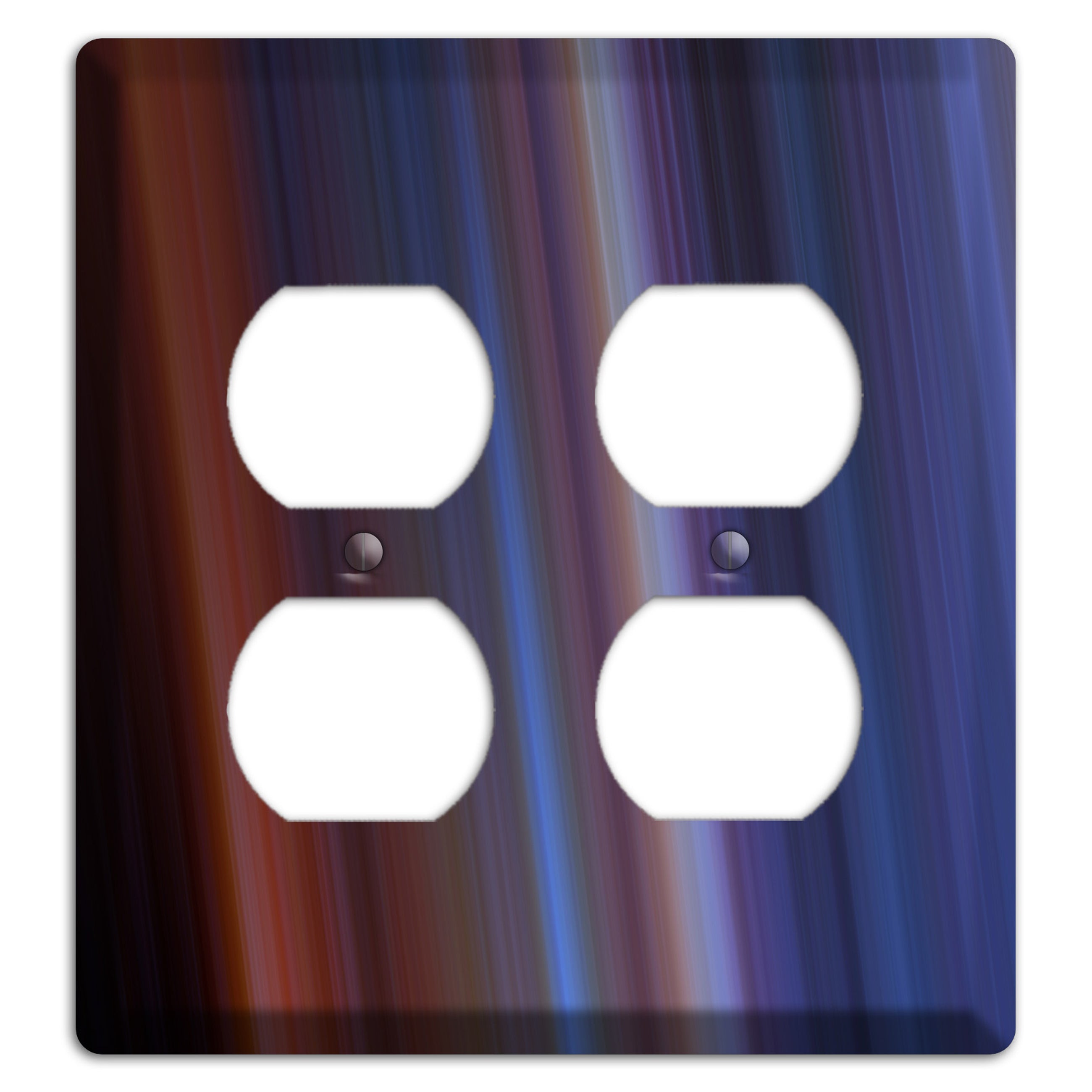 Green Foulard 4 2 Duplex Wallplate