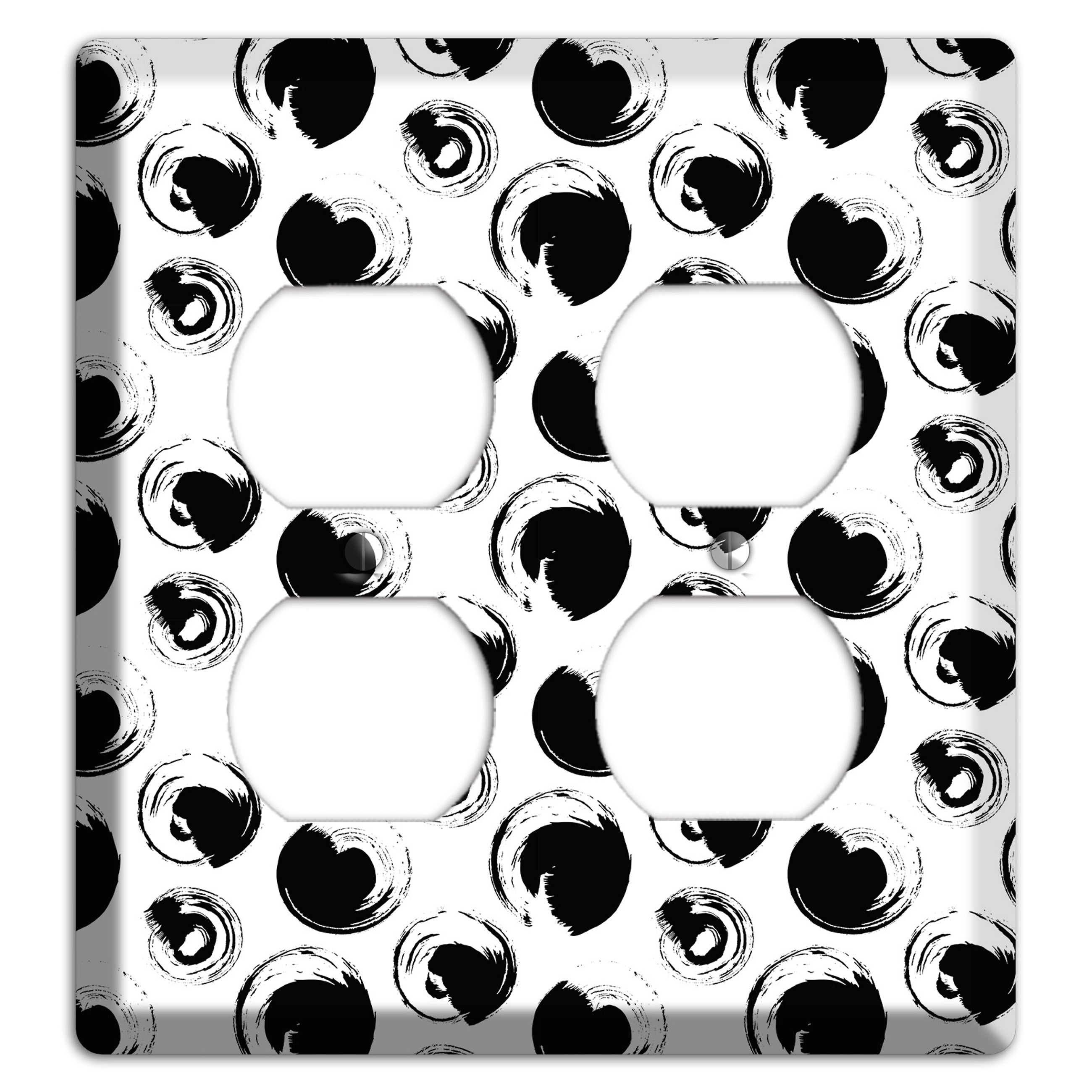 Ink Drops 1 2 Duplex Wallplate