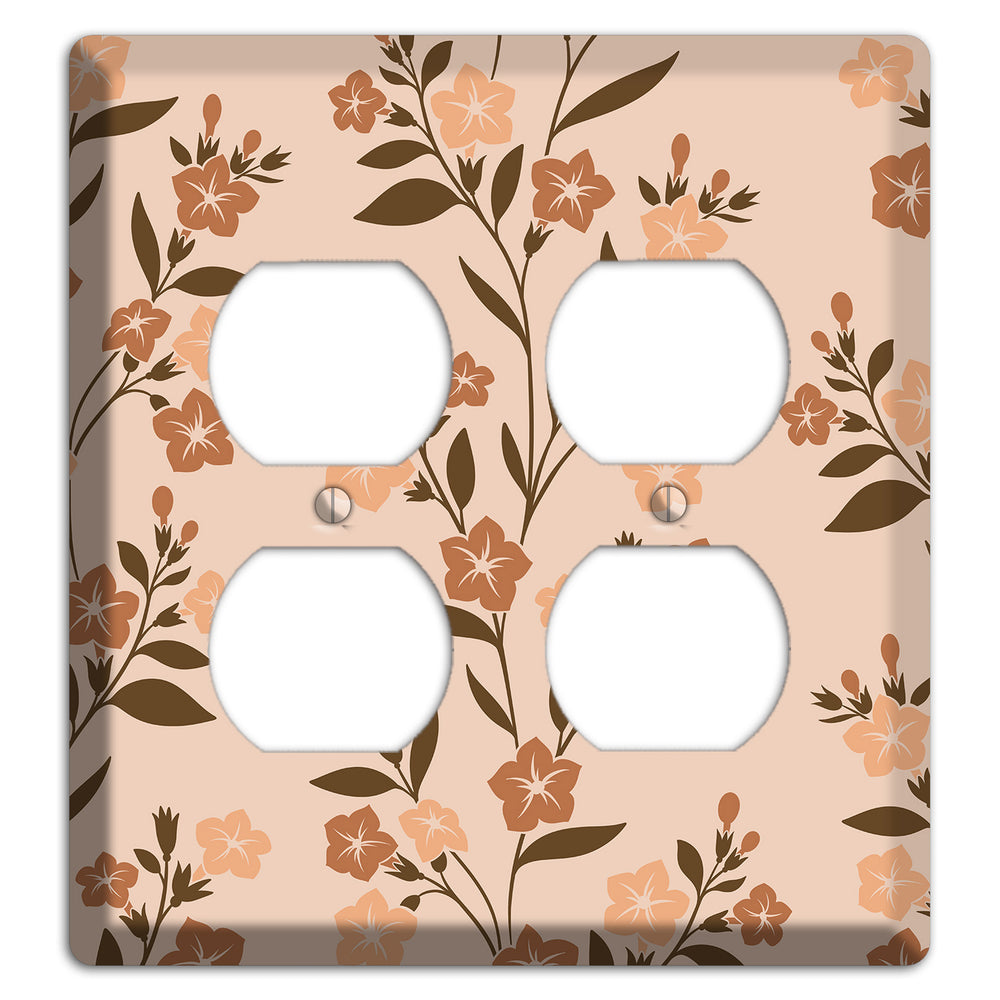 Spring Floral 2 2 Duplex Wallplate