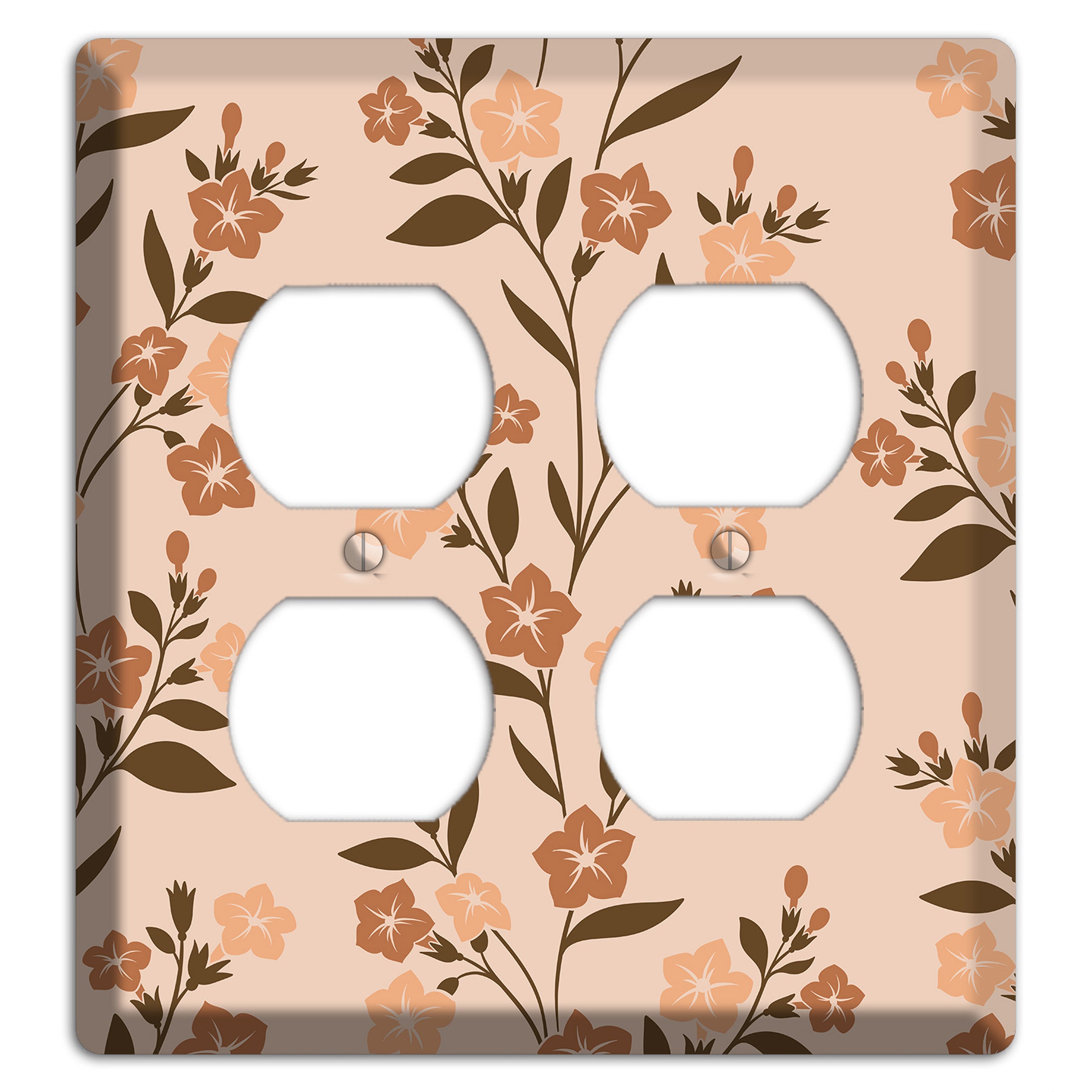 Spring Floral 2 2 Duplex Wallplate