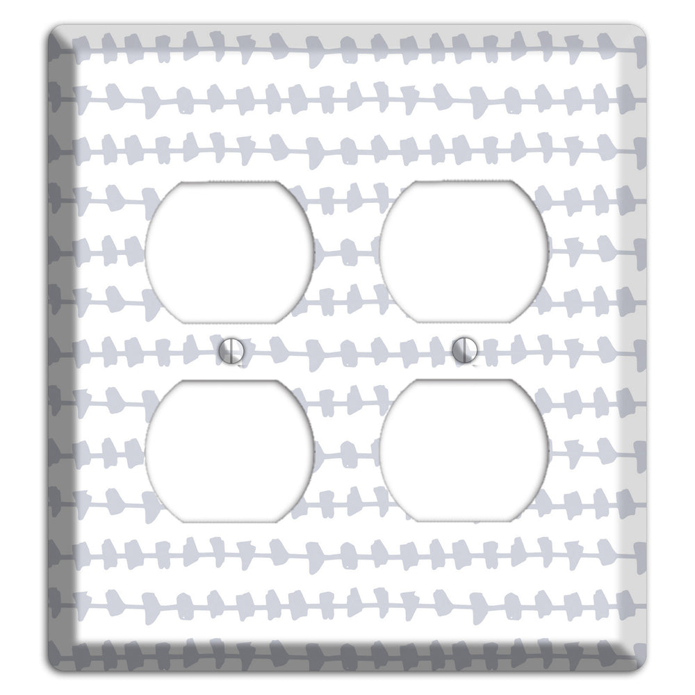 Abstract 17 2 Duplex Wallplate