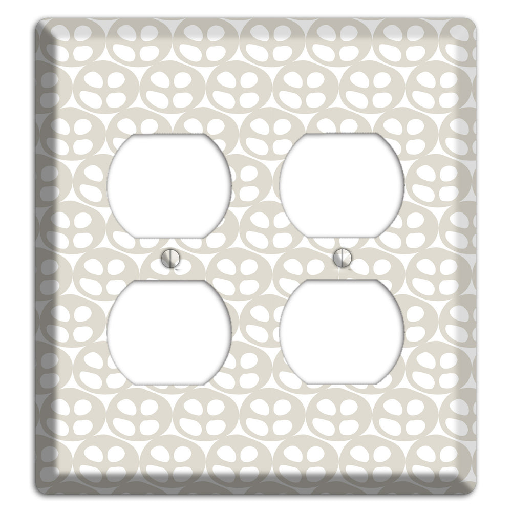 Simple Scandanavian Style AA 2 Duplex Wallplate