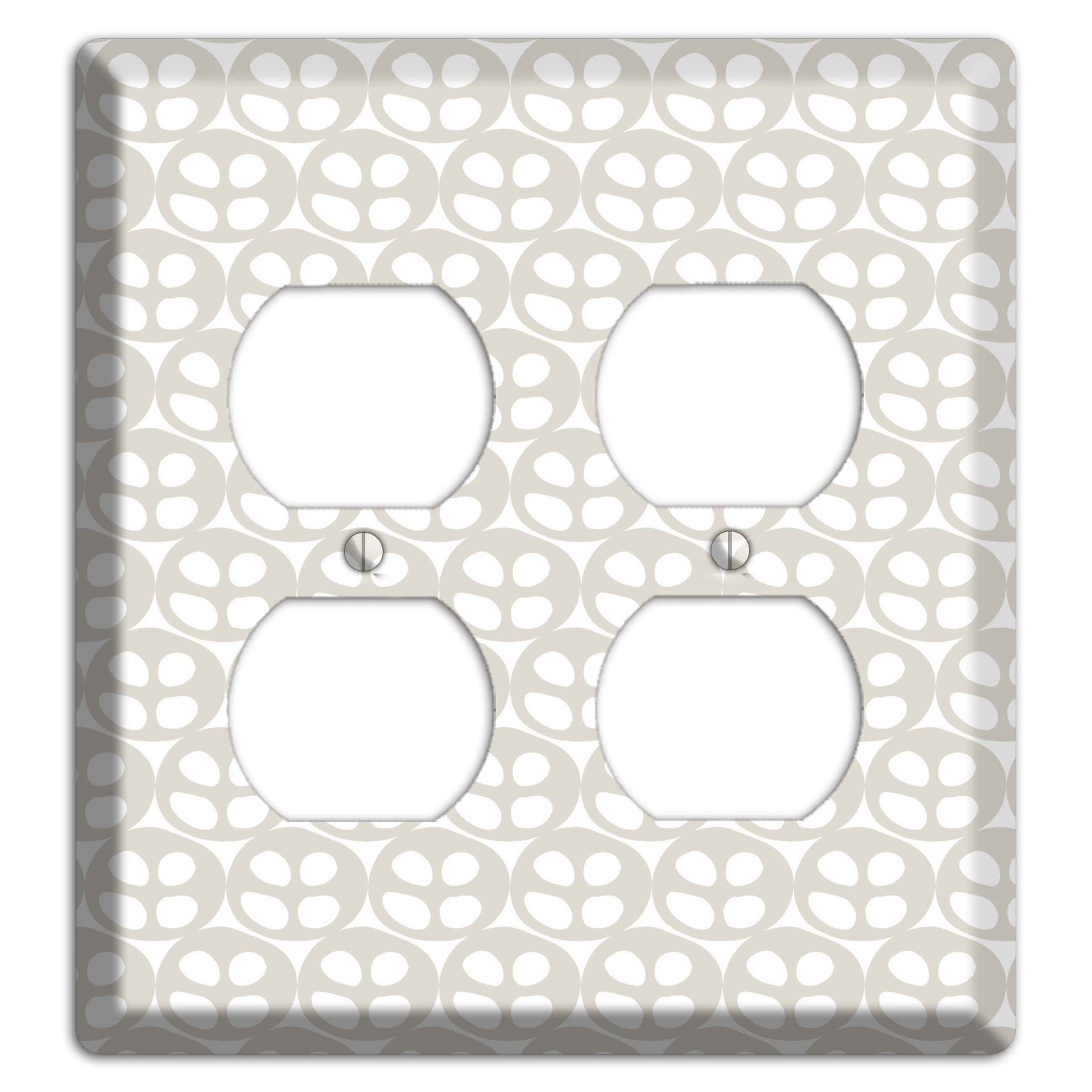 Simple Scandanavian Style AA 2 Duplex Wallplate