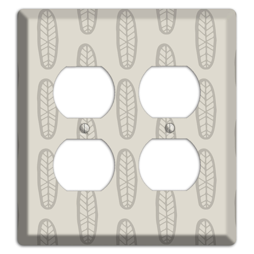 Simple Scandanavian Style K 2 Duplex Wallplate