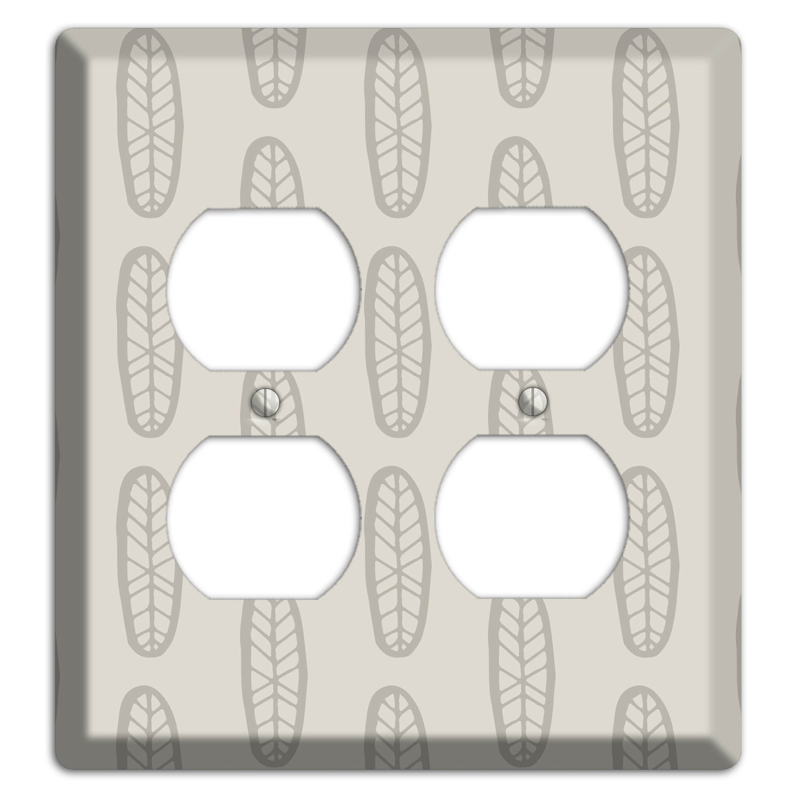 Simple Scandanavian Style K 2 Duplex Wallplate