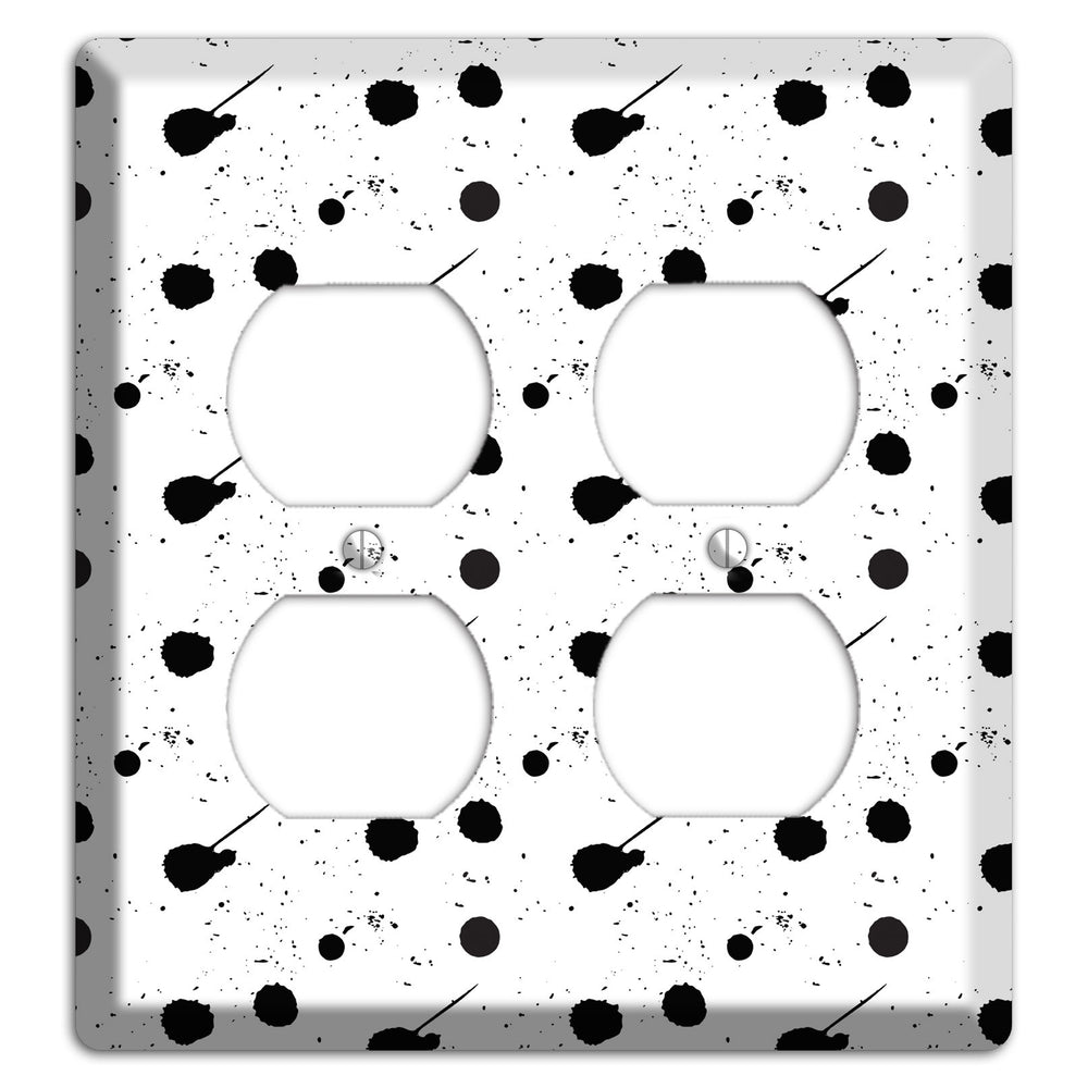 Ink Drops 6 2 Duplex Wallplate