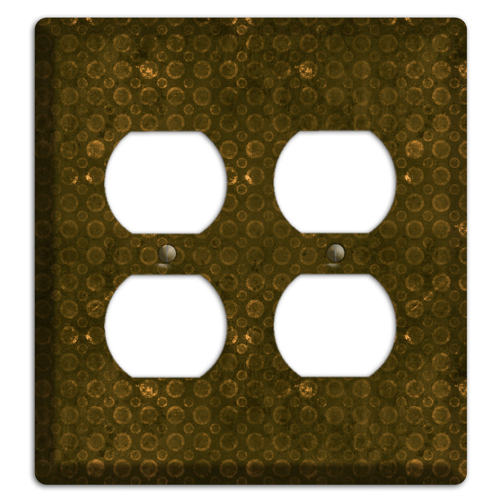 Olive Circles 2 Duplex Wallplate