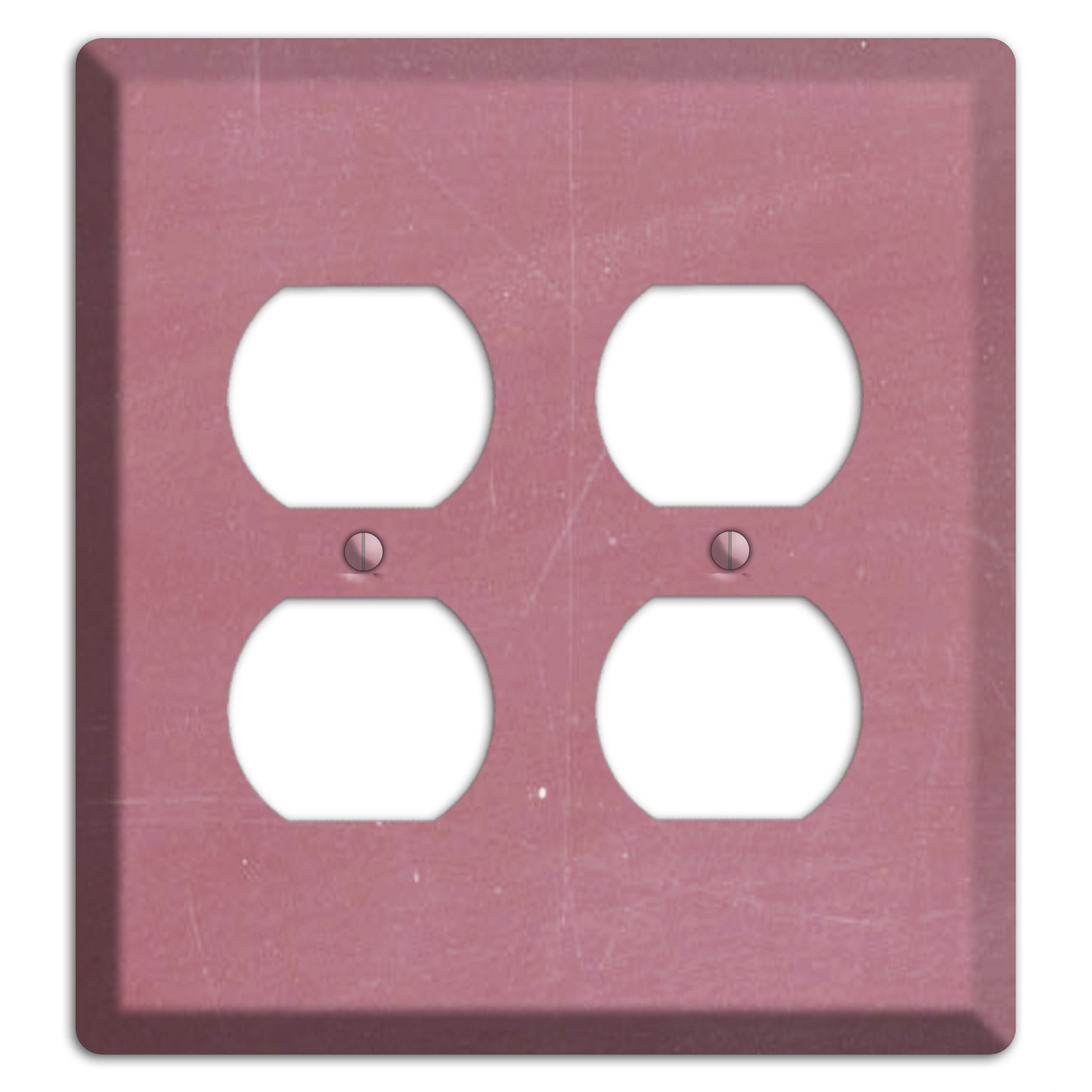 Chalk Pink 2 Duplex Wallplate