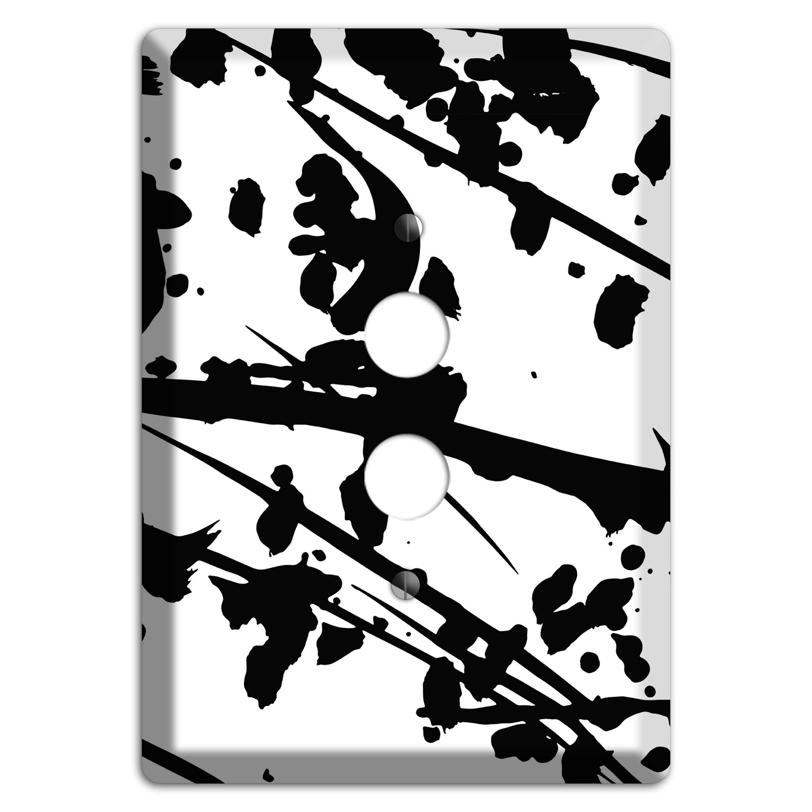 Ink Splash 6 1 Pushbutton Wallplate
