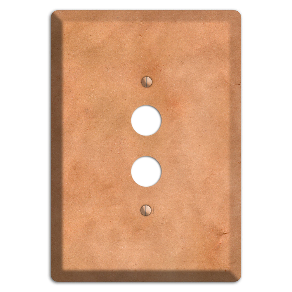 Aged Paper 11 1 Pushbutton Wallplate