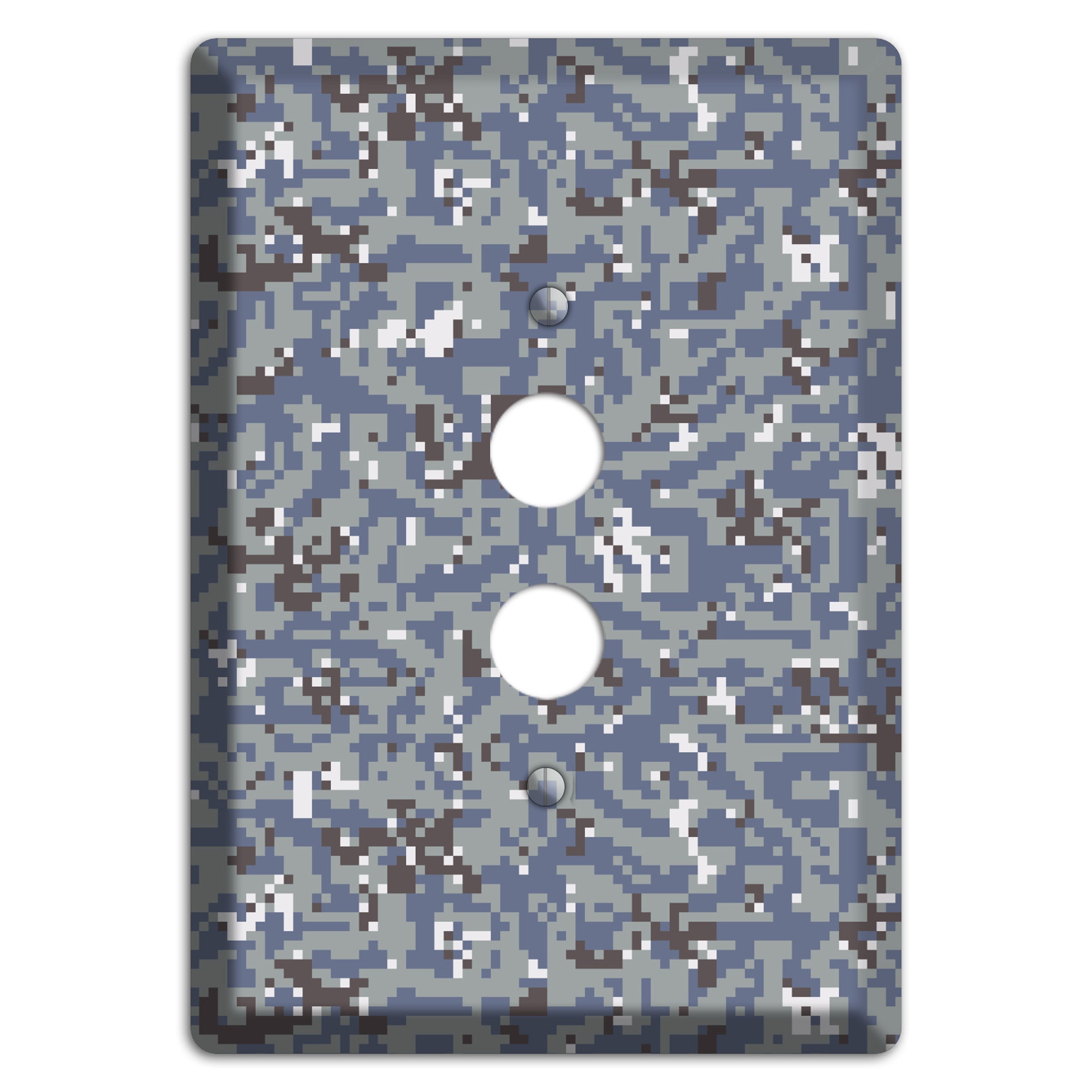 NWU Grey Dom Camo 1 Pushbutton Wallplate