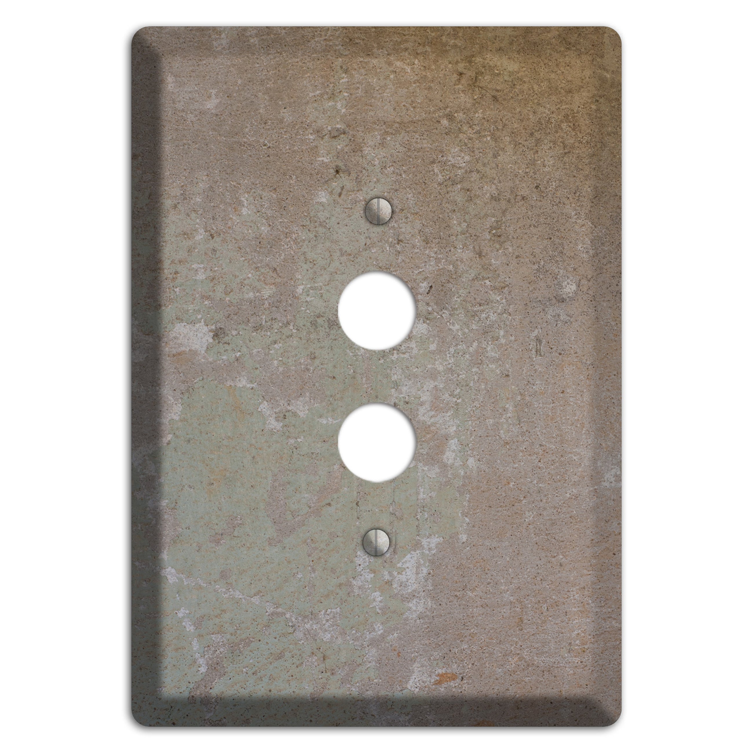 Old Concrete 8 1 Pushbutton Wallplate
