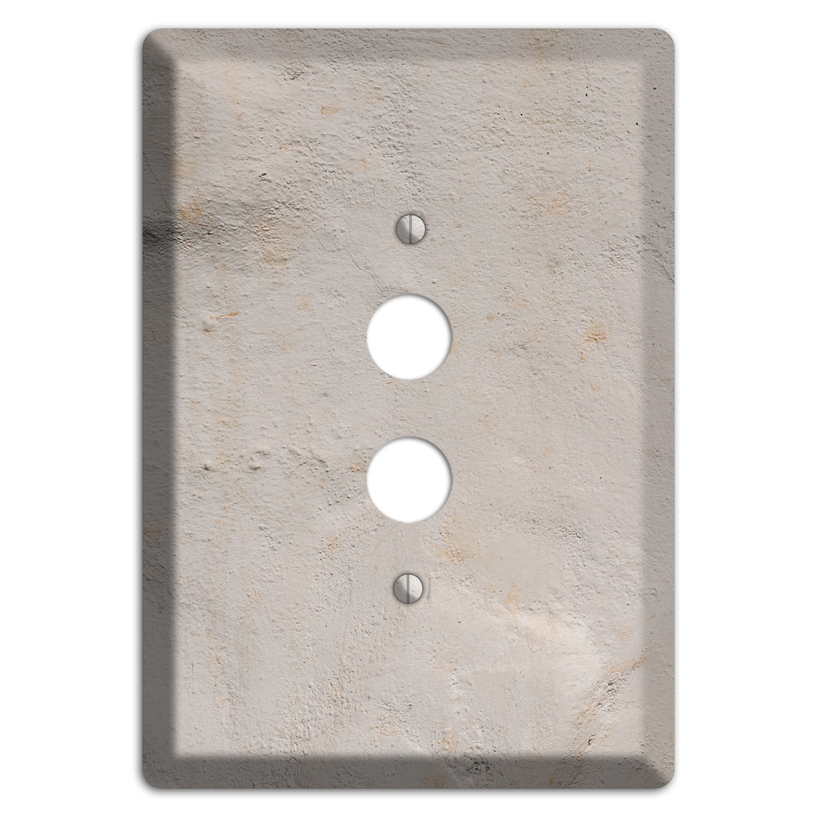 Trowled Concrete 1 Pushbutton Wallplate
