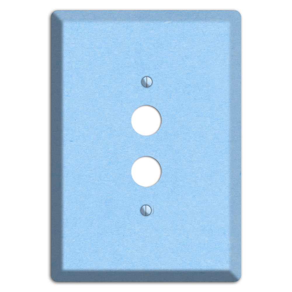 Light Sky Blue Kraft 1 Pushbutton Wallplate