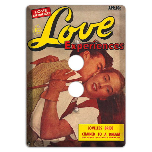Love Experiences Vintage Comics 1 Pushbutton Wallplate