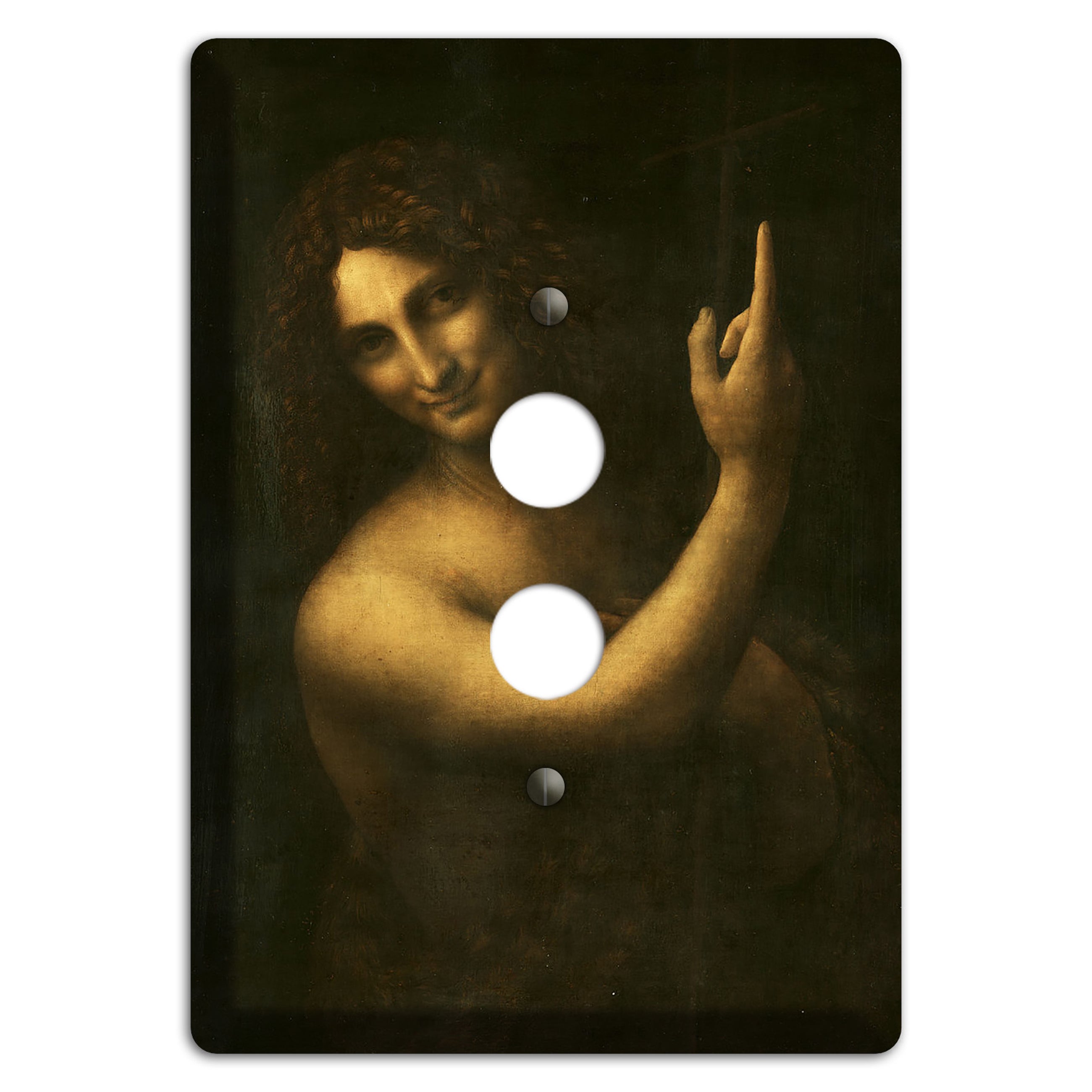 Da Vinci - Saint John the Baptist 1 Pushbutton Wallplate