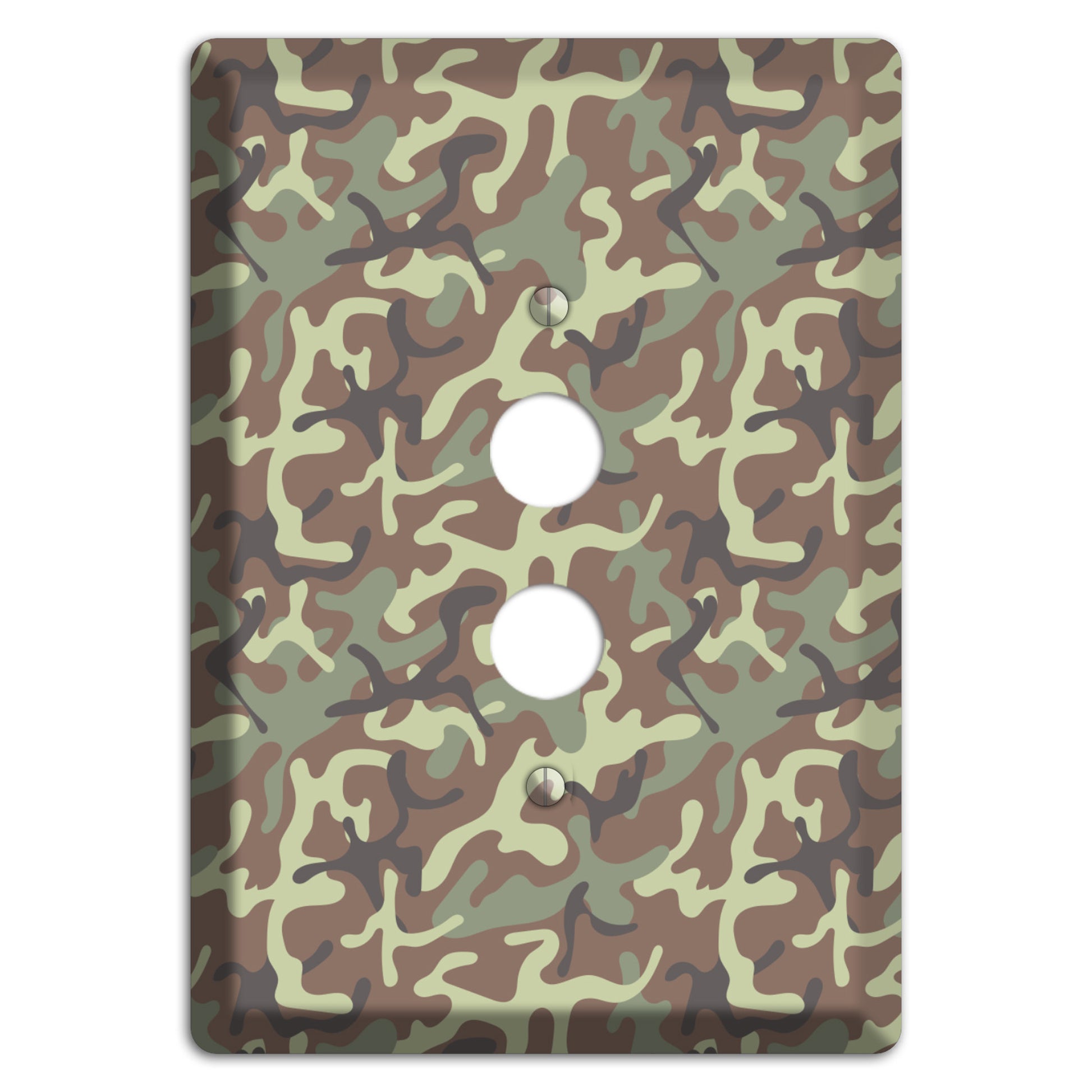 Jungle 1948 Camo 1 Pushbutton Wallplate