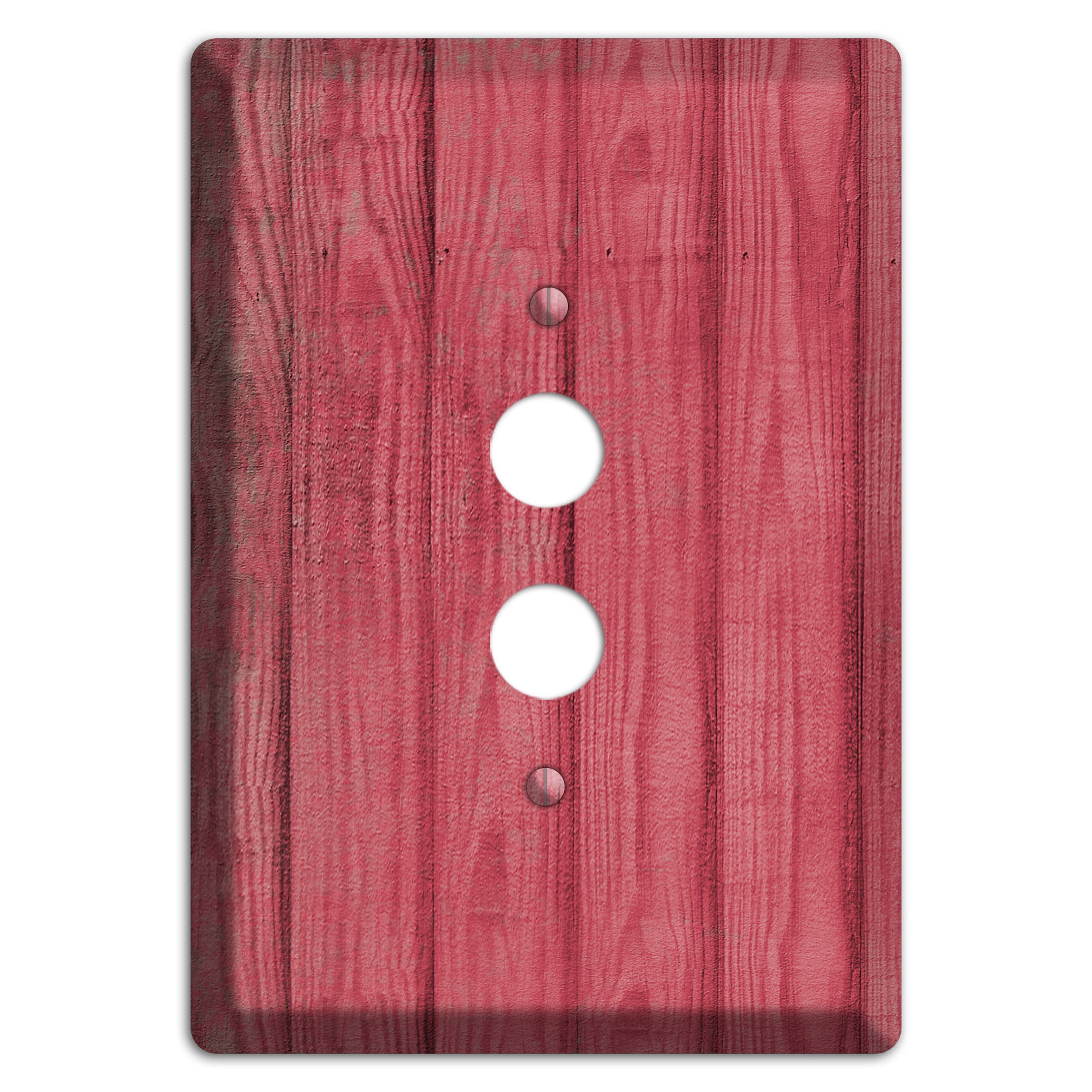Fuzzy Wuzzy Weathered Wood 1 Pushbutton Wallplate