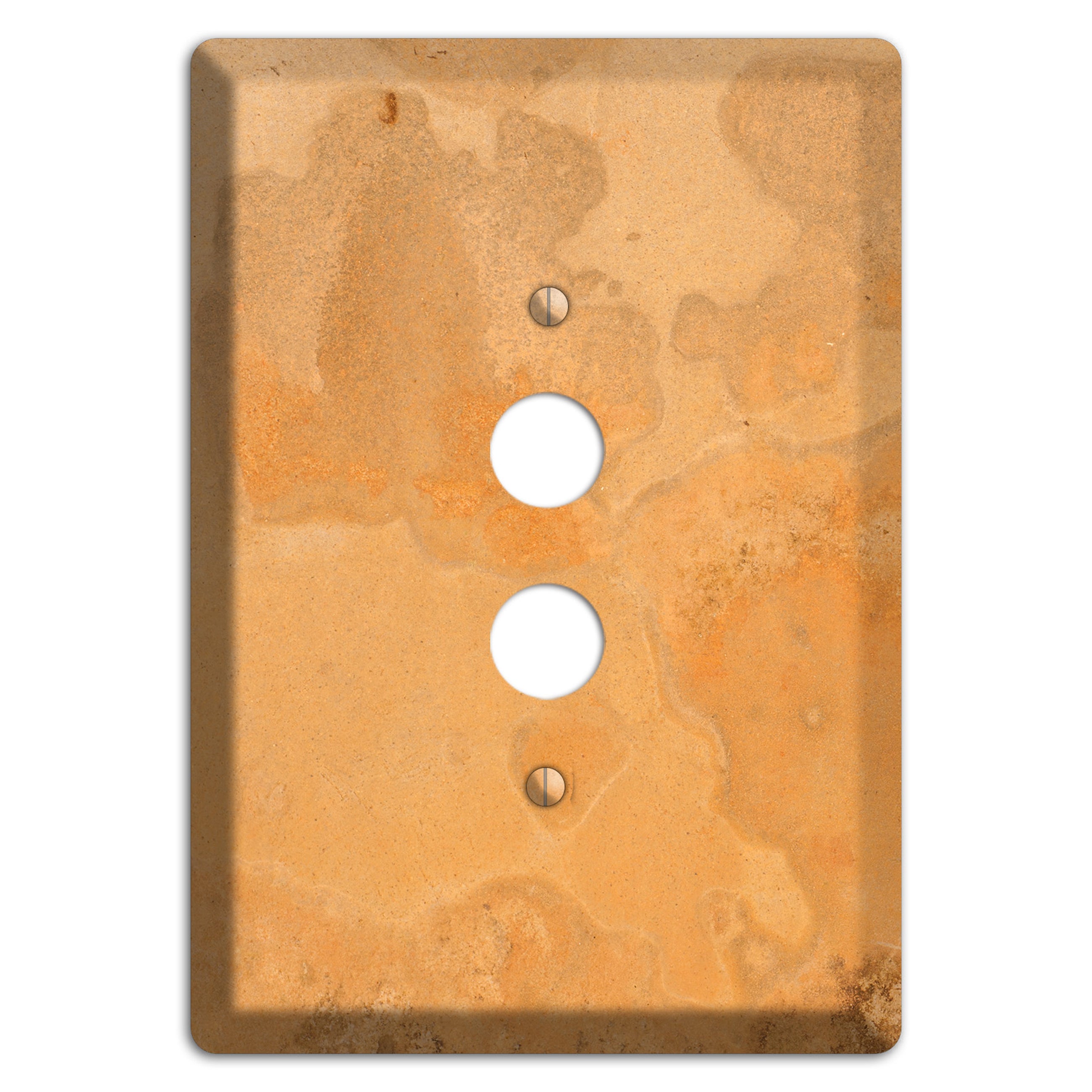Tan Concrete 1 Pushbutton Wallplate