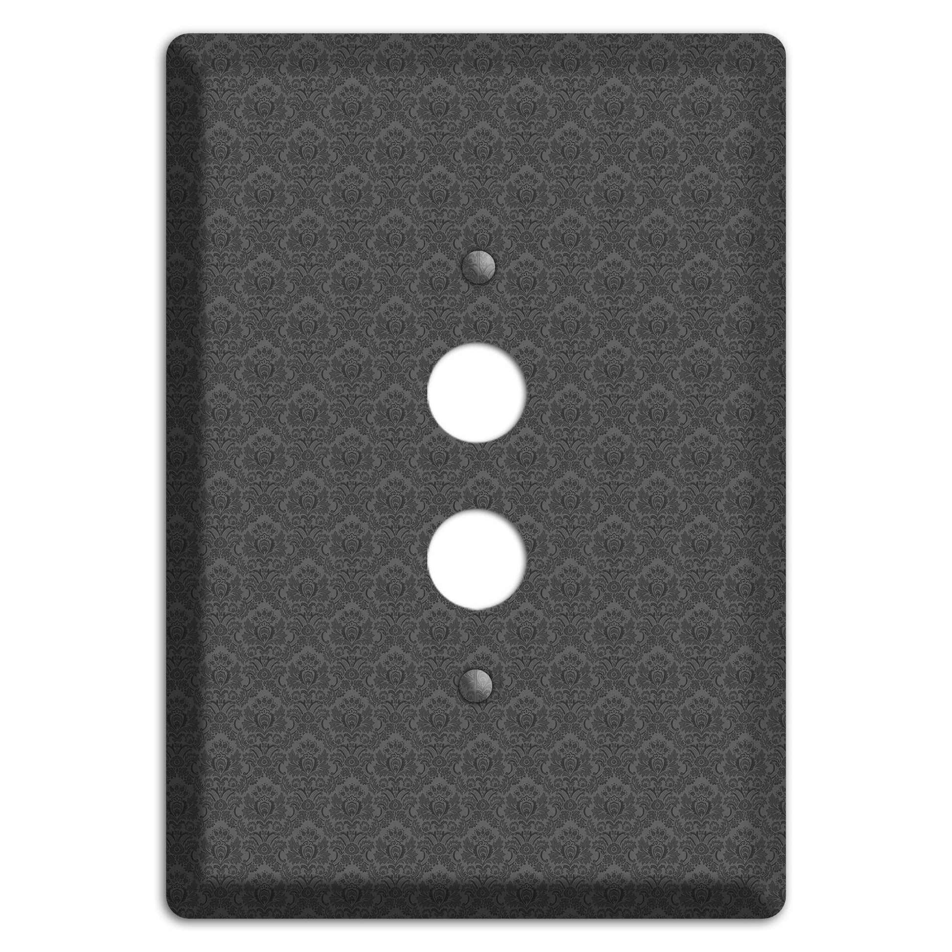 Dark Grey Cartouche 1 Pushbutton Wallplate