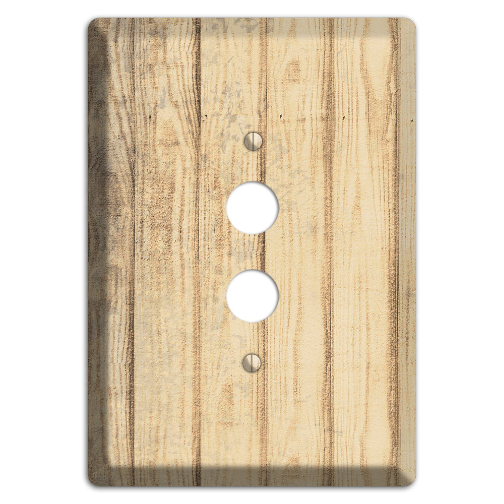 Hampton Weathered Wood 1 Pushbutton Wallplate