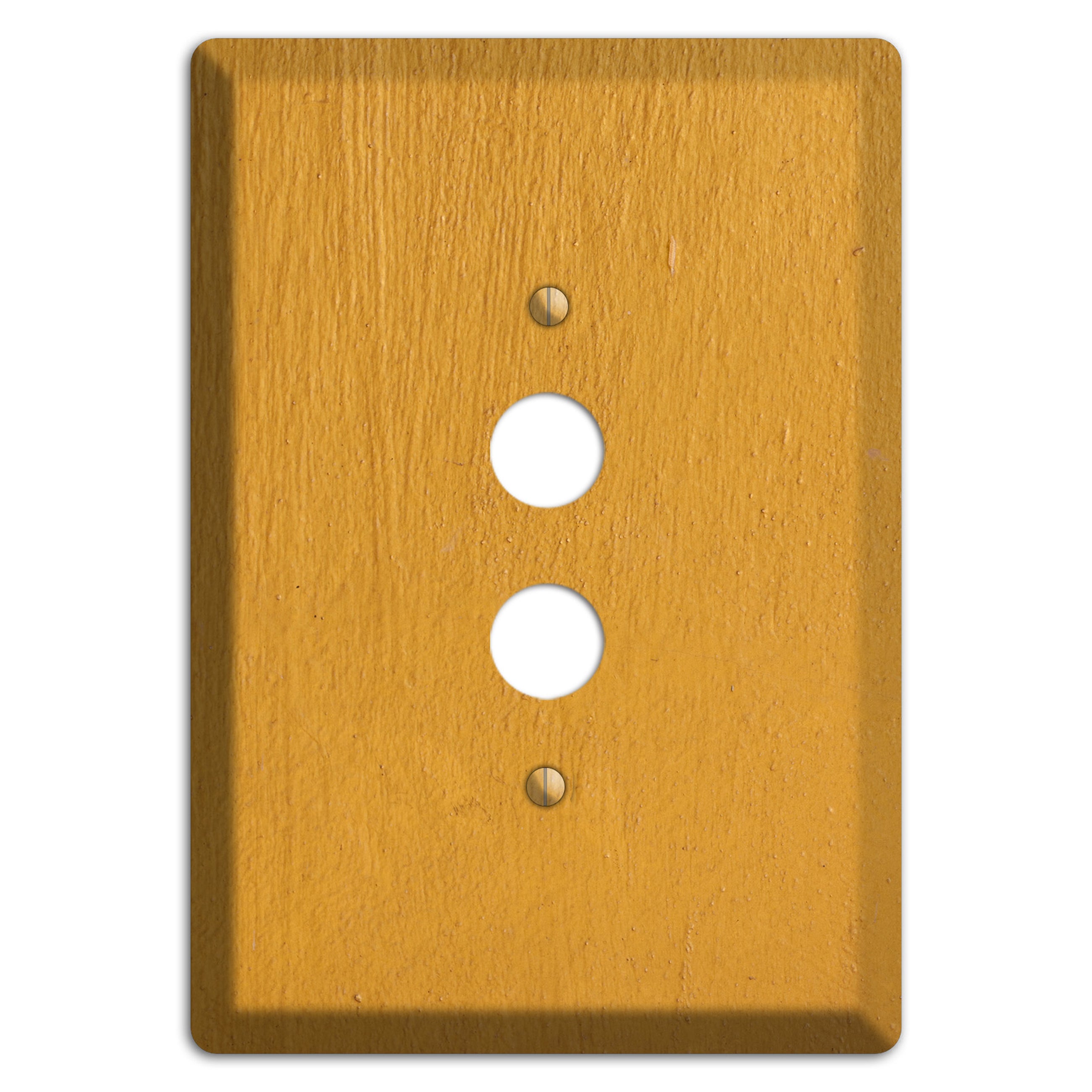 Gold Concrete 1 Pushbutton Wallplate