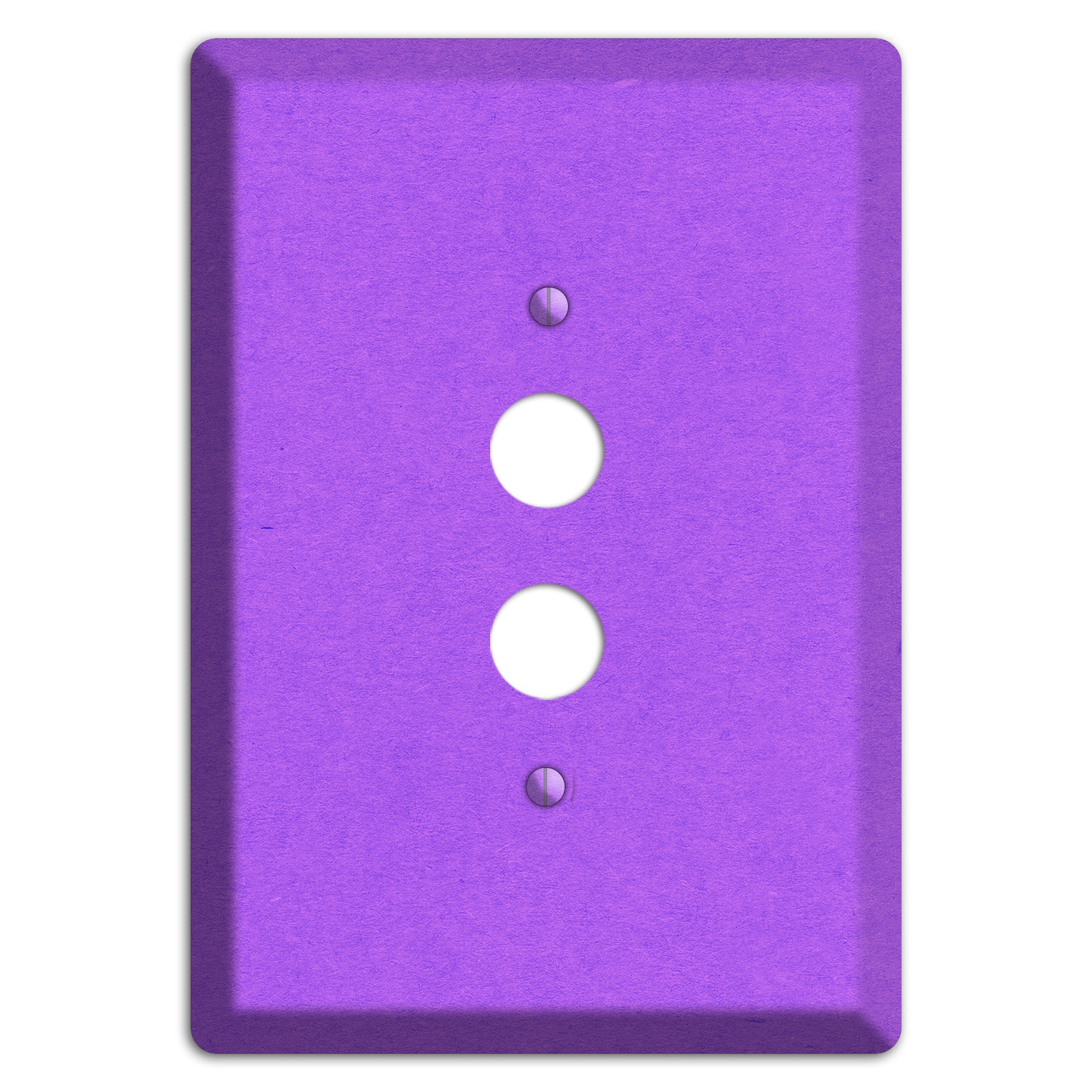 Dark Orchid Kraft 1 Pushbutton Wallplate