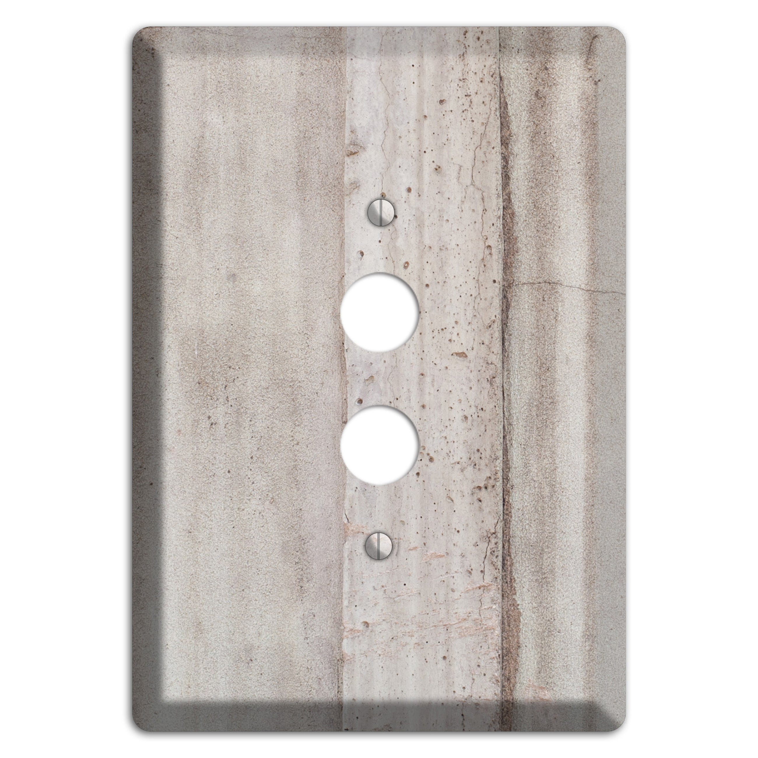Old Concrete 5 1 Pushbutton Wallplate