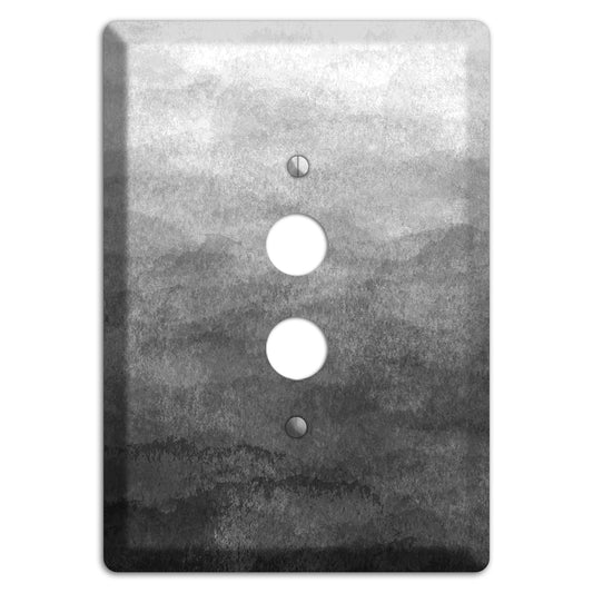Black Ombre 1 Pushbutton Wallplate