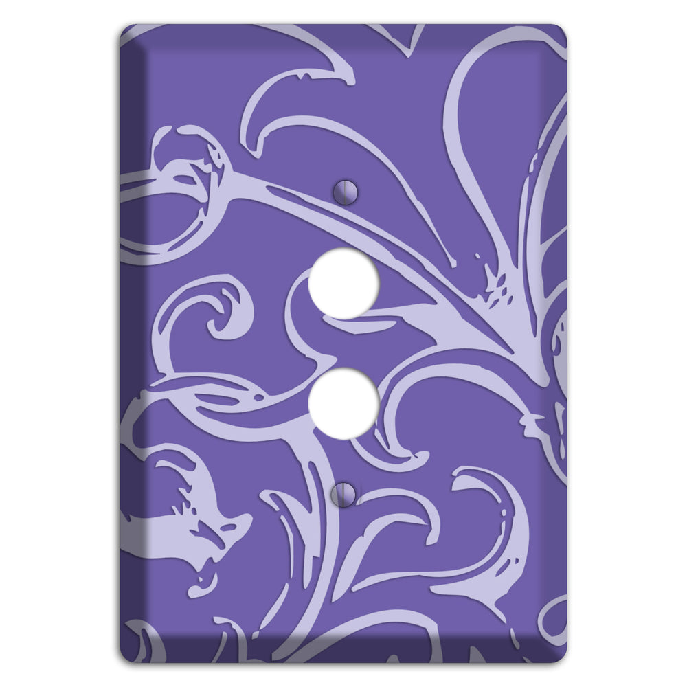 Victorian Light Purple 1 Pushbutton Wallplate