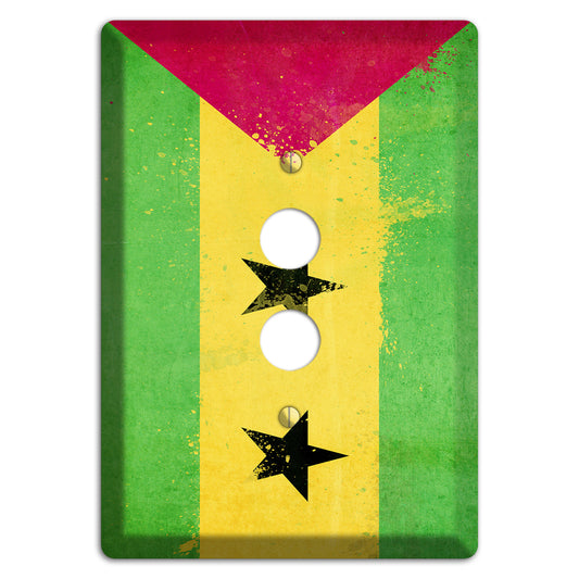 Sao Tome and principe Cover Plates 1 Pushbutton Wallplate