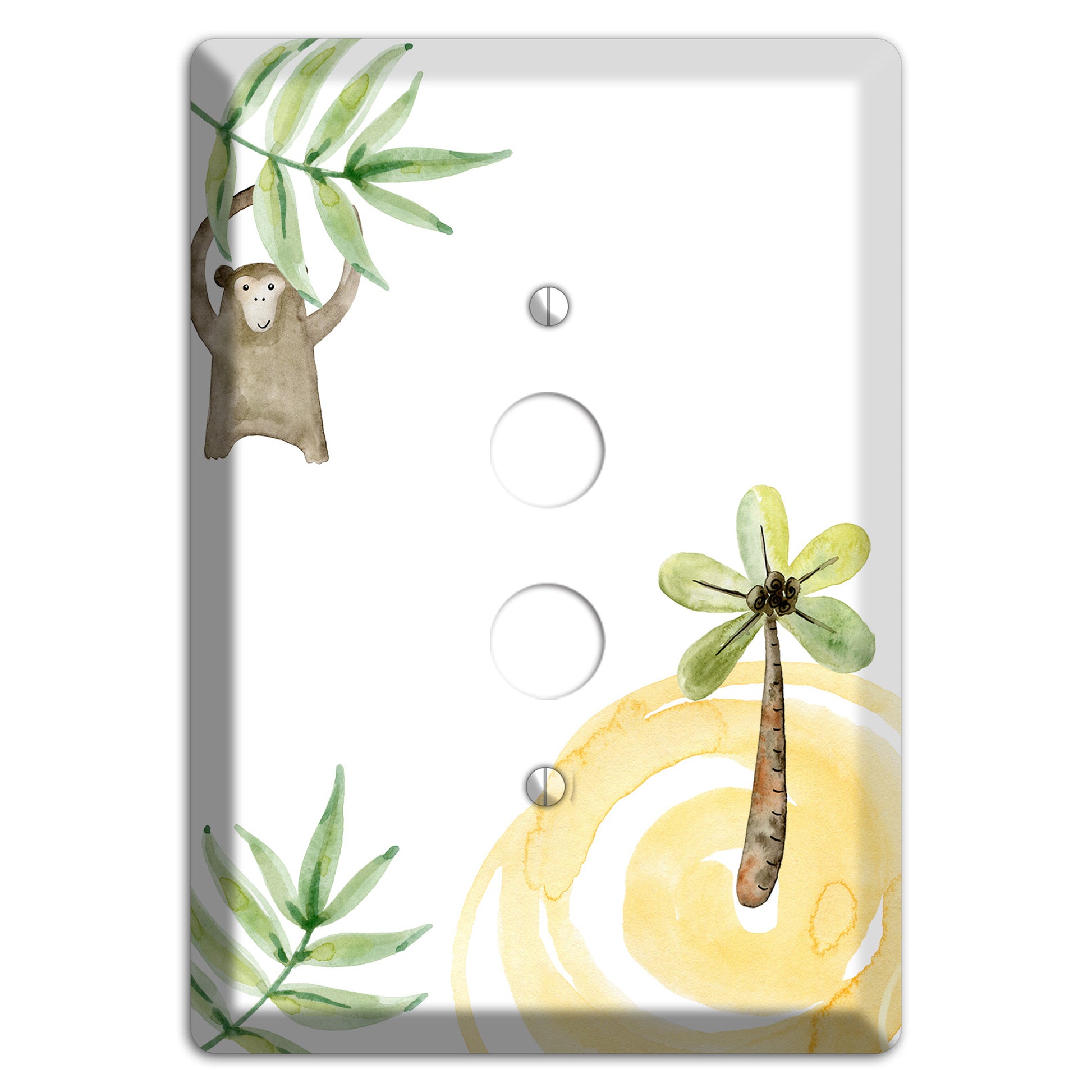 Monkey 1 Pushbutton Wallplate