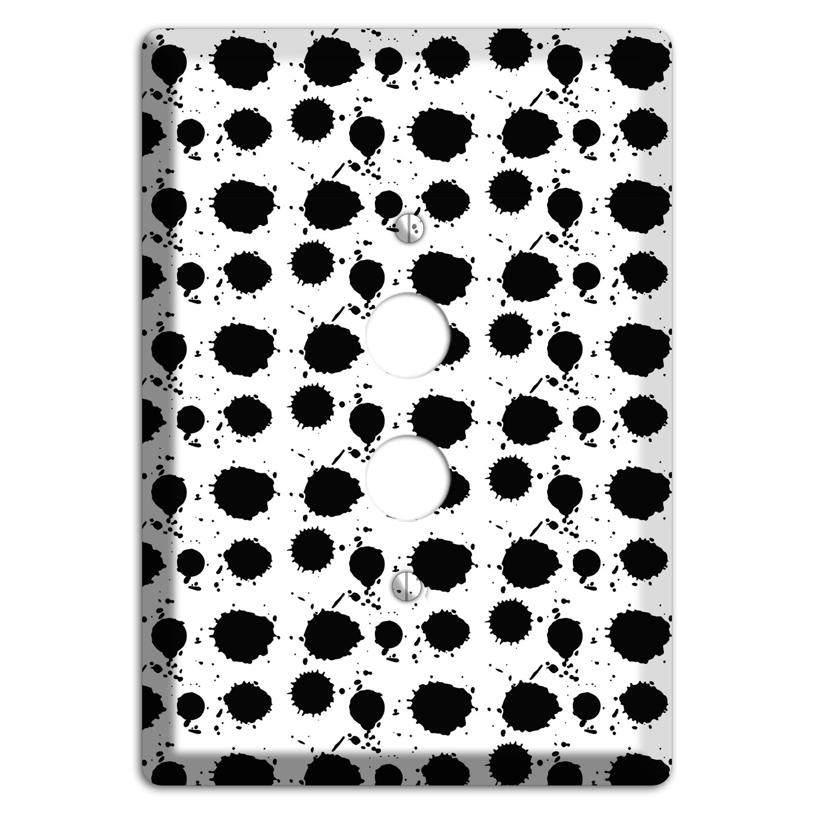 Ink Drops 7 1 Pushbutton Wallplate