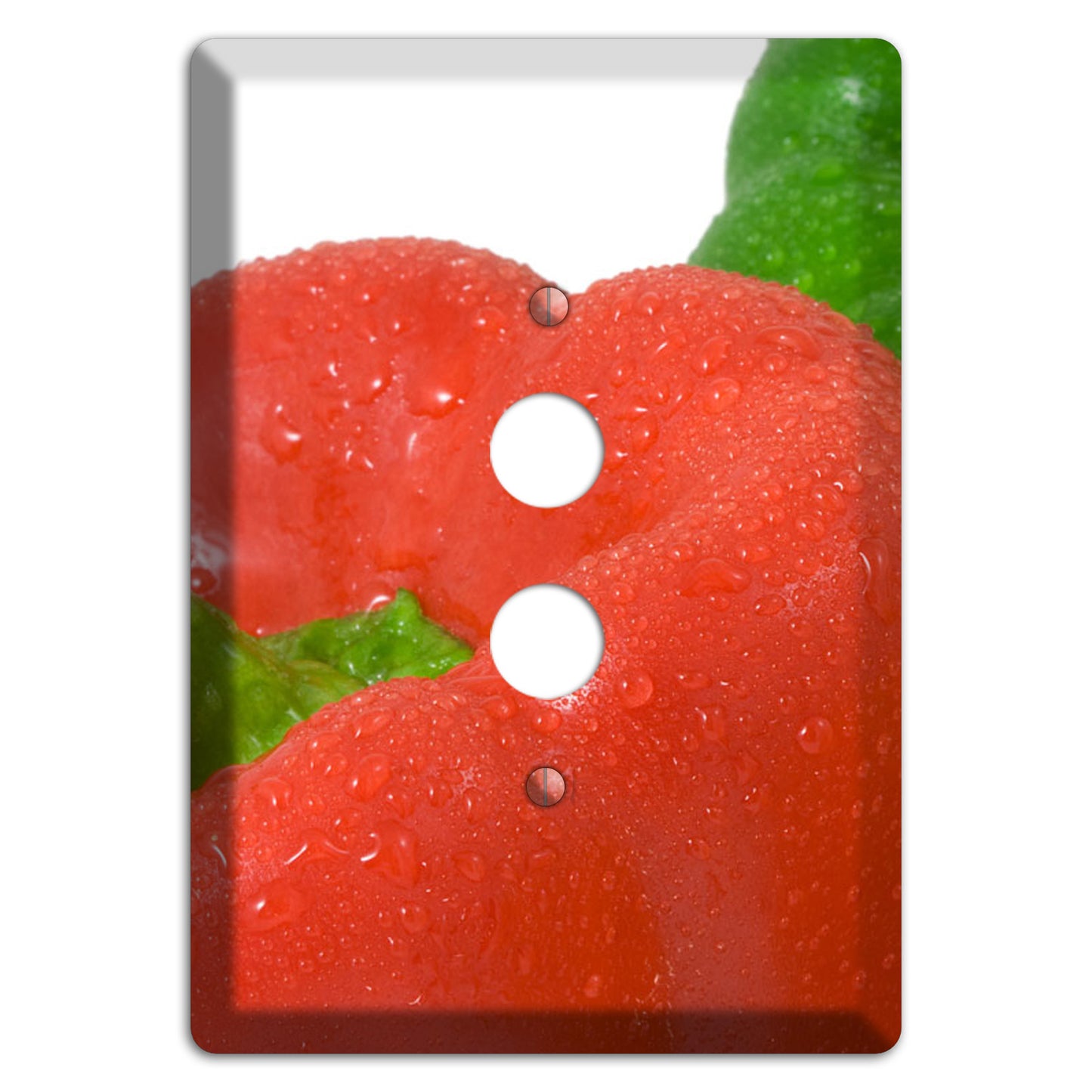 Peppers 1 Pushbutton Wallplate
