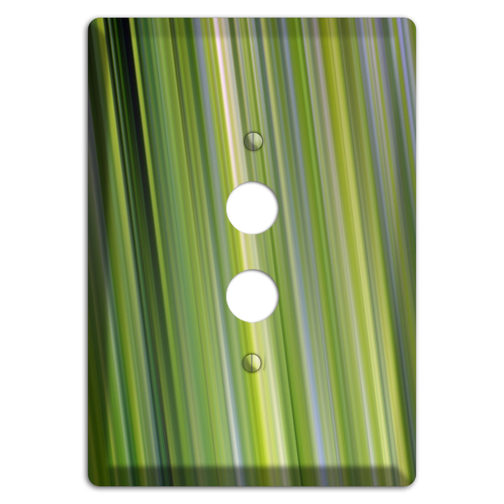 Green Ray of Light 1 Pushbutton Wallplate